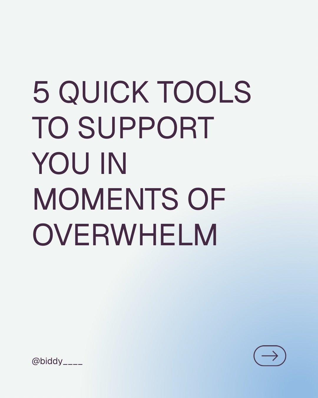 Have you ever felt overwhelmed and had no idea what to do?

These 5 tools help me - and so many the women I work with.

Let me know in the comments if this resonates, share it to a woman who might need it, or save it for later 💜

#holisticwellness #