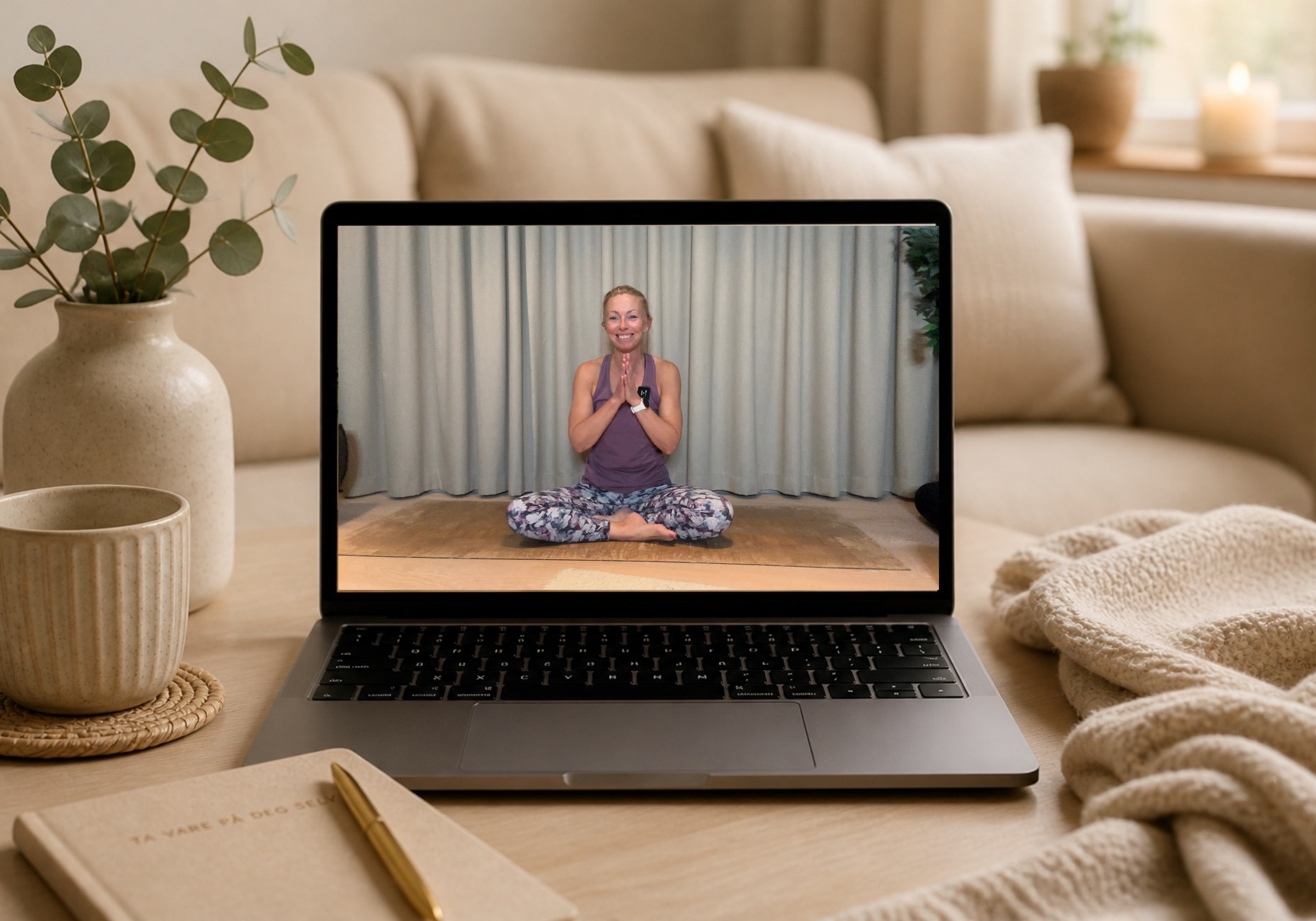 Online yoga med MyYoga – rolig yogapraksis hjemmefra