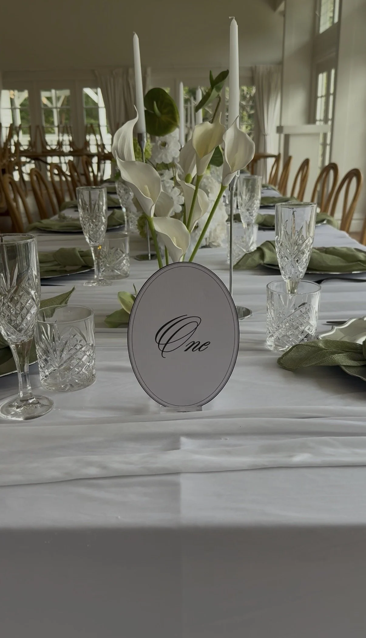 Cardstock Table Number