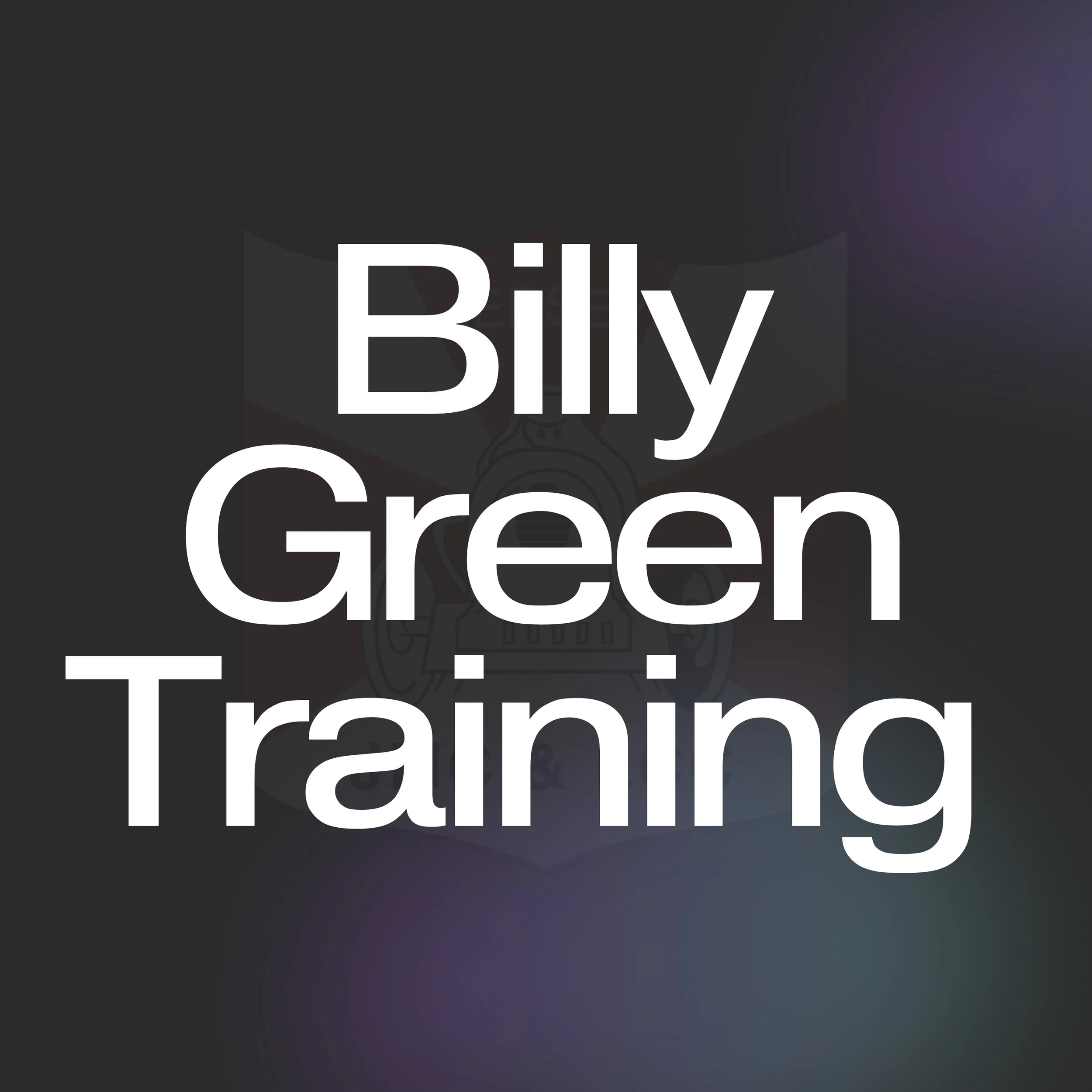 Billy Green Training Weekend