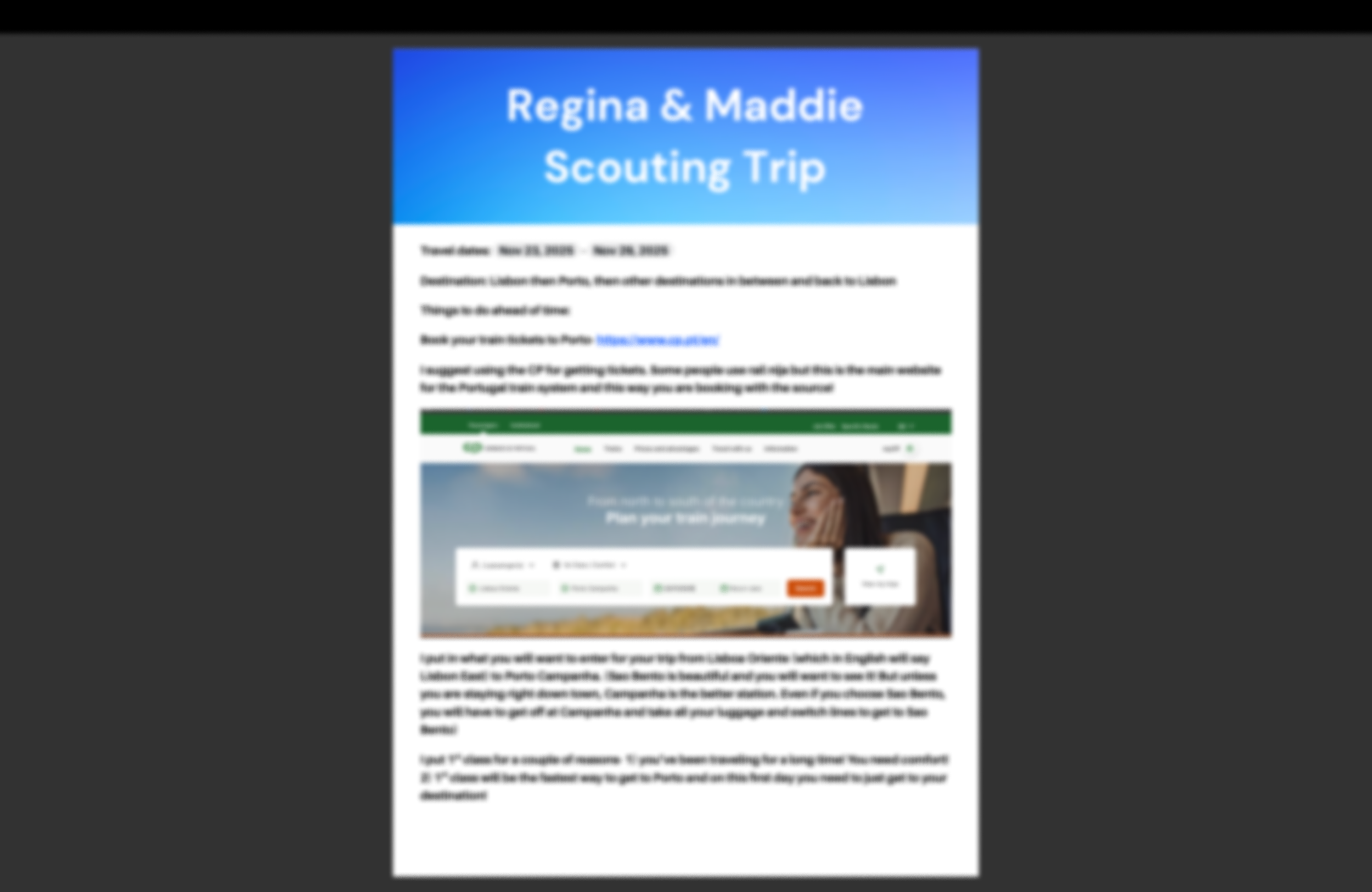 personalized itinerary for scouting trip, tips and tricks for Portugal travel, Portugal neighborhoods to visit, available rental and purchase properties Portugal, on the ground tips and tricks Portugal relocation