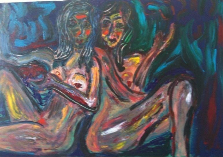 Acrylic on Canvas 60 x 100 cm