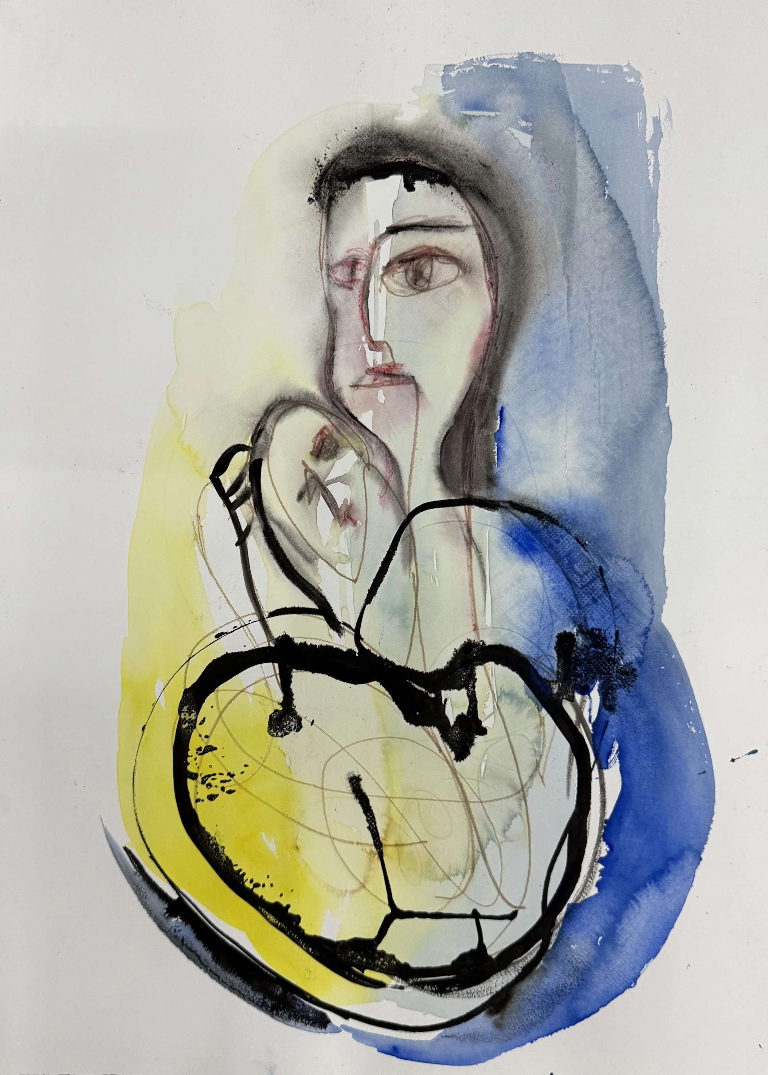 Mixed Media On Paper
58 x 76 cm