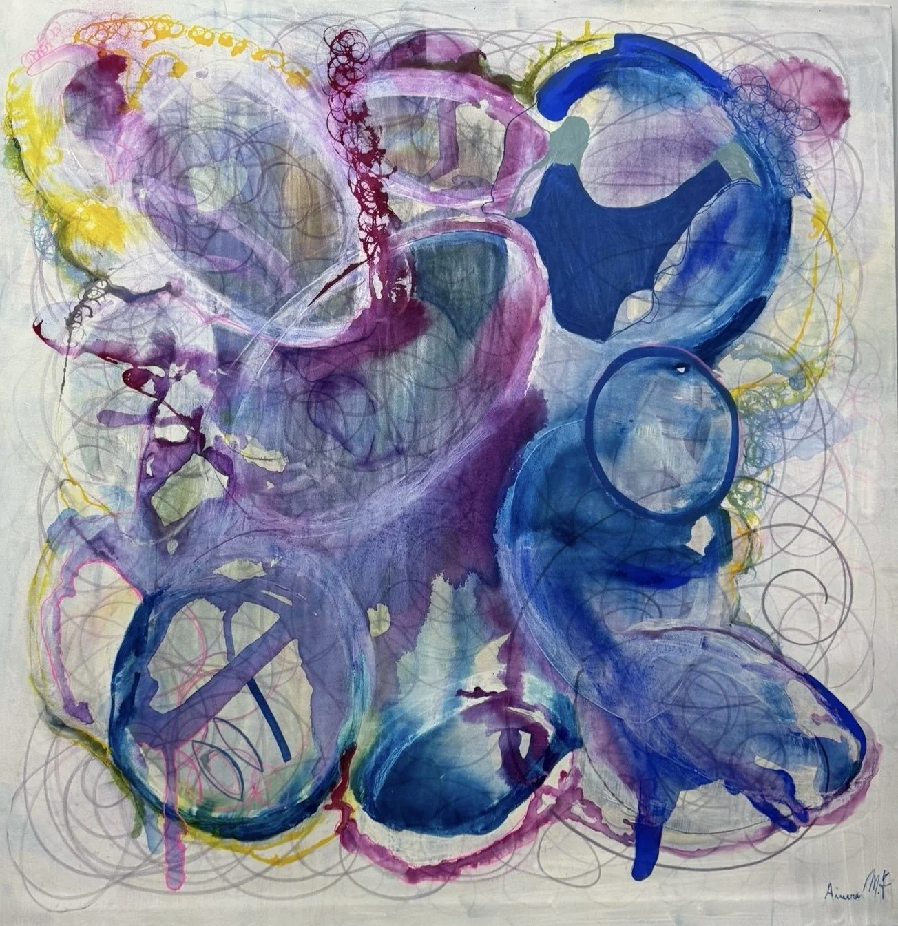 Mixed Media On Canvas
168 x 173 cm
2016