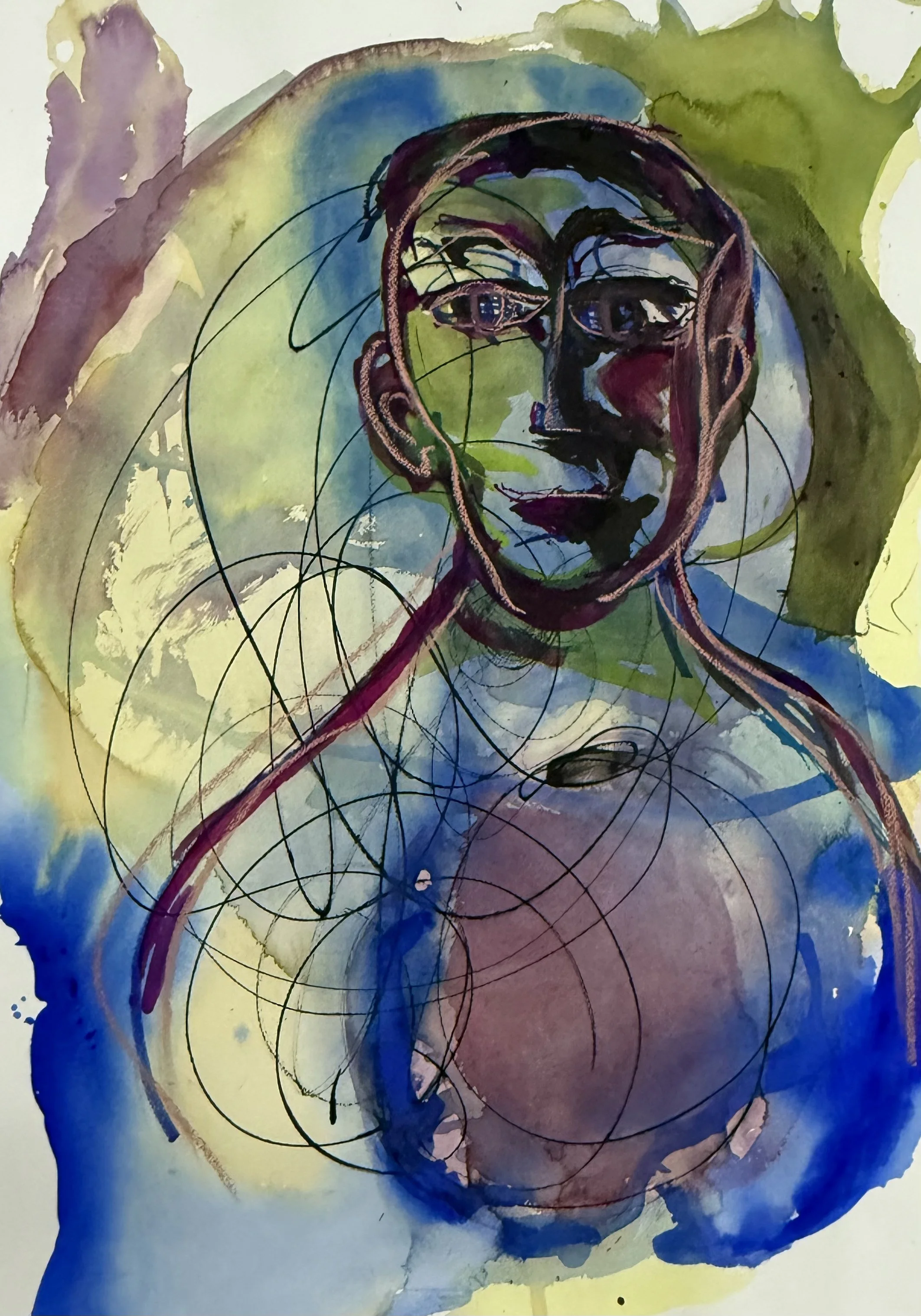 Mixed Media On Paper
58 x 76 cm