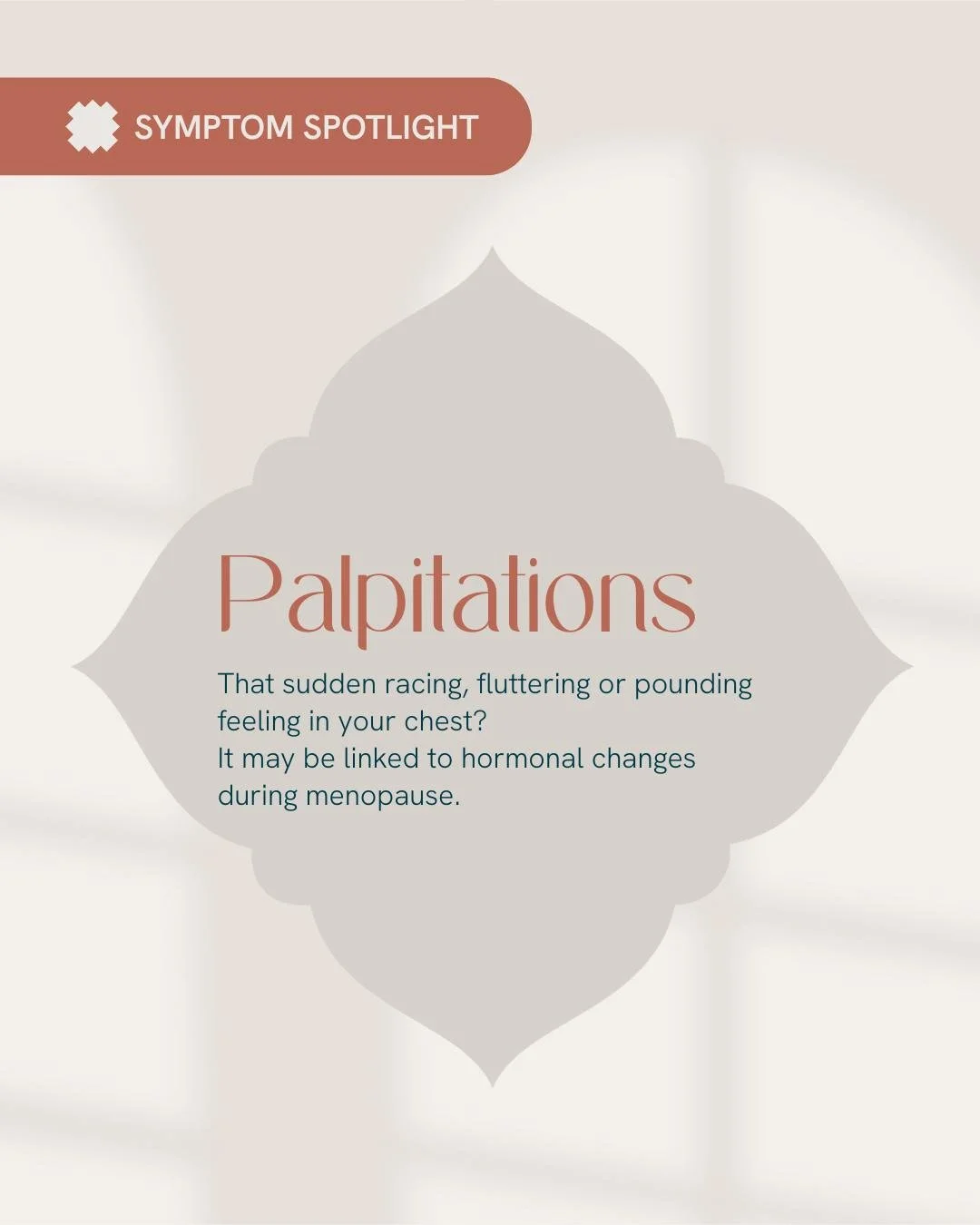 💓Have you ever suddenly become aware of your heartbeat racing, fluttering or pounding, for no obvious reason?

Heart #palpitations can be a symptom of #perimenopause and #menopause, and are recognised in NHS guidance alongside more commonly discusse