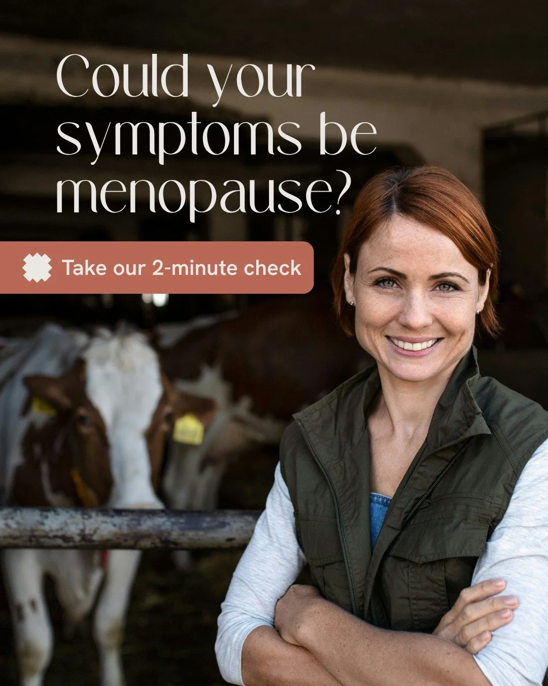 🤔 Could your symptoms be menopause?

If you&rsquo;ve noticed changes in your mood, sleep, energy, or even how clearly you think, it&rsquo;s easy to put it down to stress, work, or just getting older.

But for many women in their 40s and 50s, these s