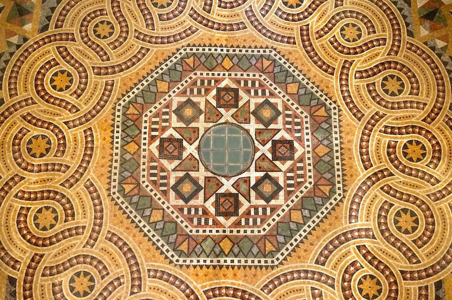 Mosaic Restoration at Villa Weigang