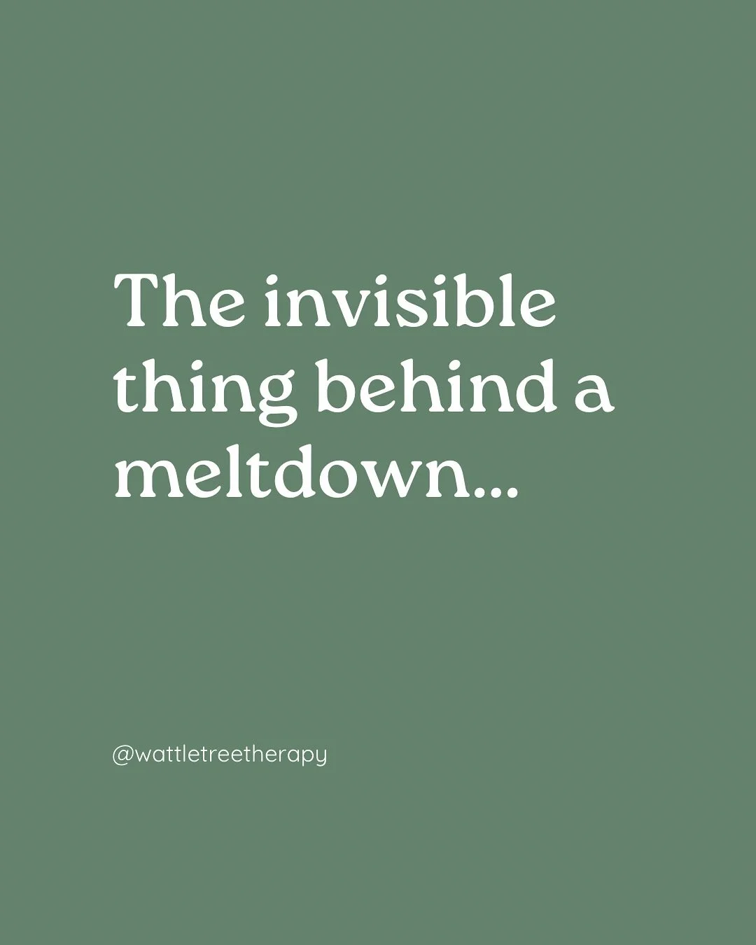 Unmet needs can either be &ldquo;too much&rdquo; or &ldquo;not enough&rdquo; of something.

Sensory needs? Emotional needs? Social needs? Body needs? Safety needs?

Refer to my pinned post for some prompts to reflect on in each of these areas. 

🍃🍃