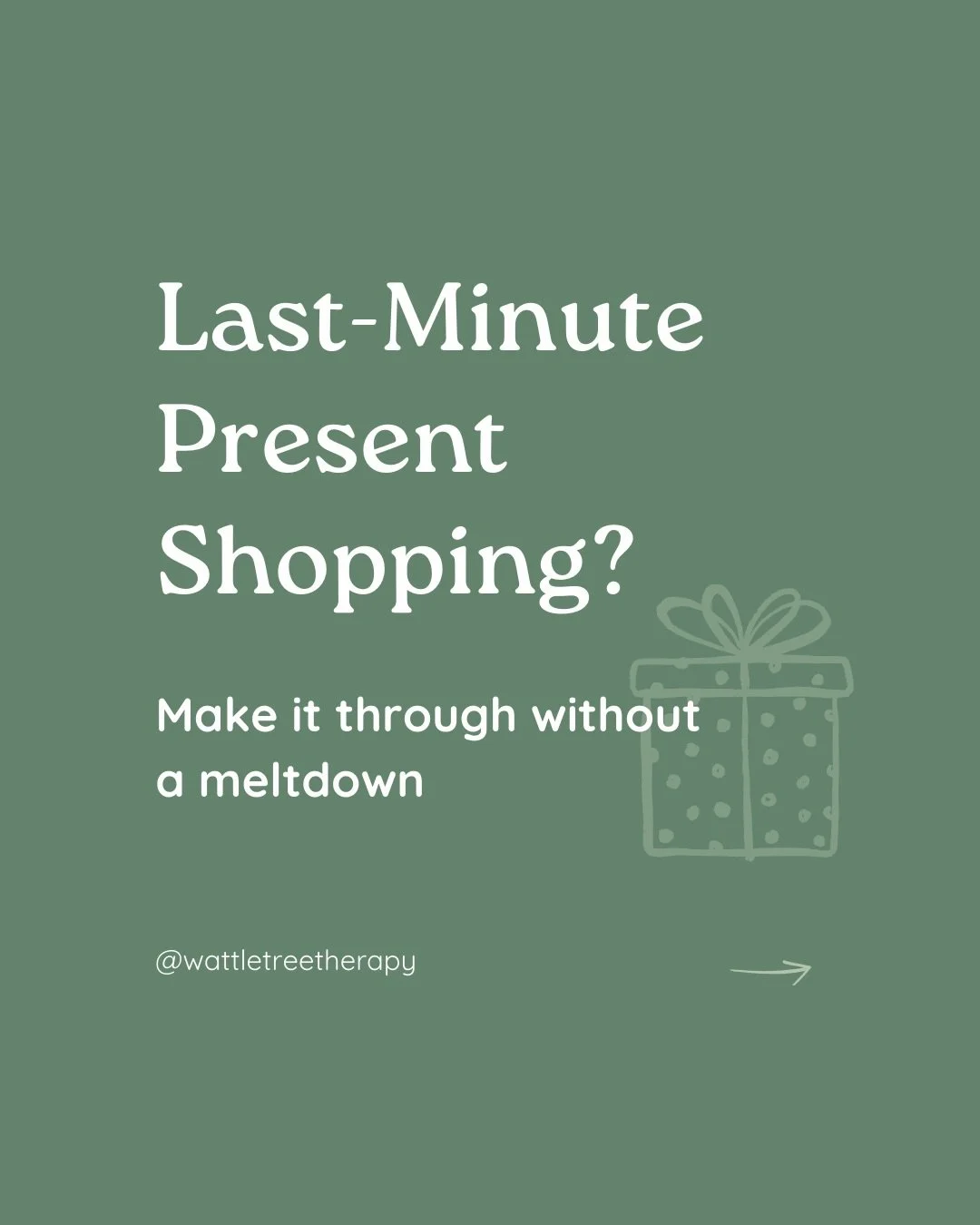 Too late for click and collect? I got you.
 
Busy shopping centres are high sensory environments. Noise, bright lights, crowds and time pressure all place load on the nervous system.
 
Research shows that when multiple sensory inputs stack up, stress