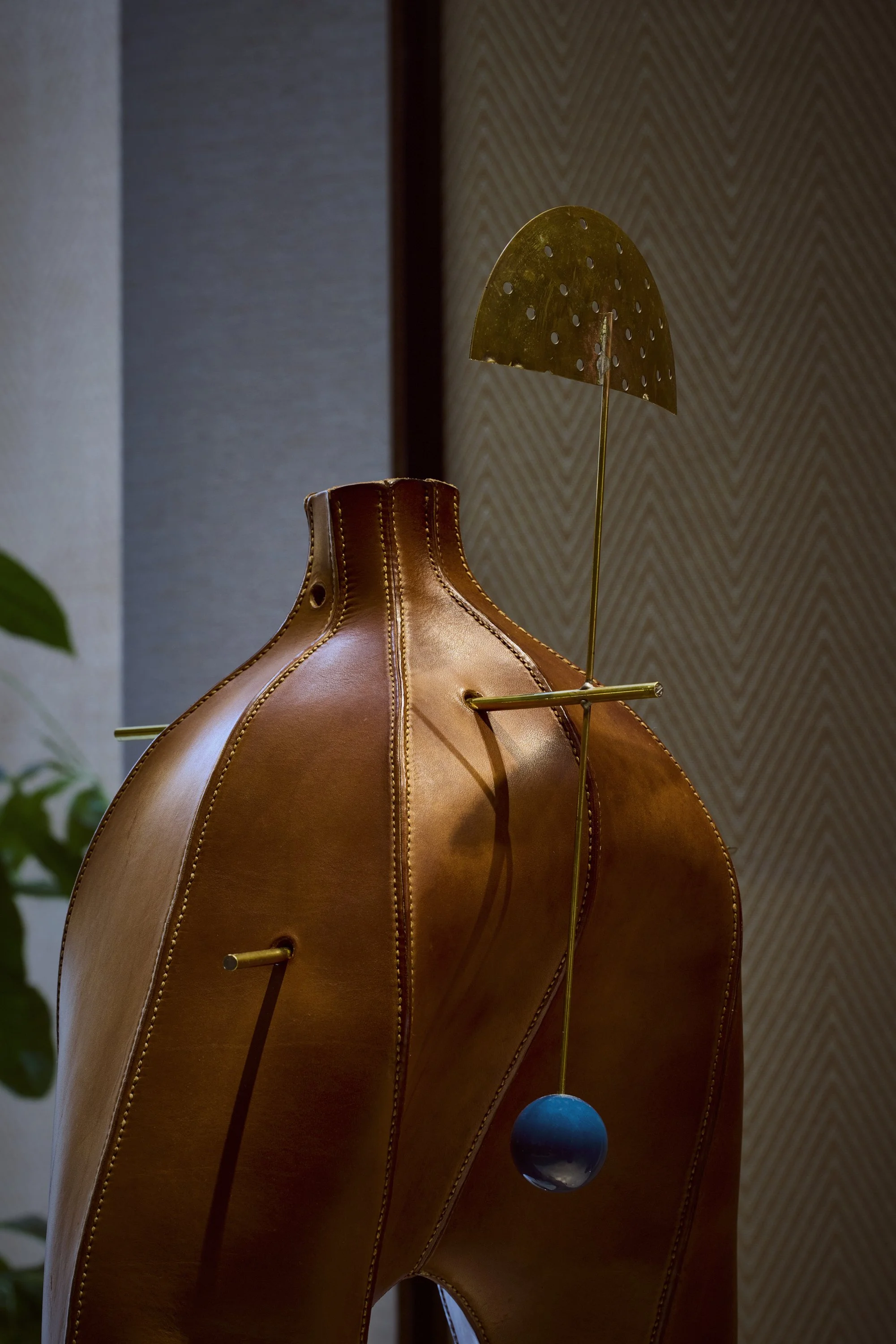 Detail of Frances Pinnock's Dress for Job You Want (Accoutrements * Illuminations).

On loan from Sarah Myerscough Gallery. Currently on show at Mandarin Oriental Mayfair. QEST