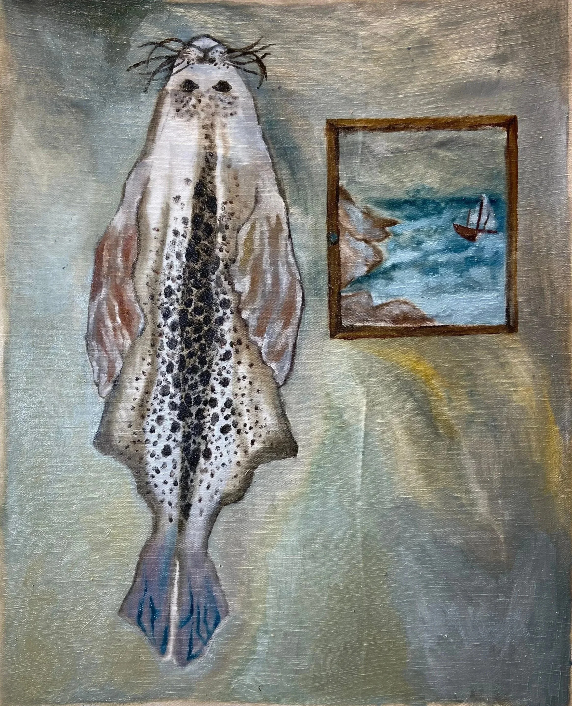 Selkie, 2026,

50 × 70 cm,

linen oil on canvas