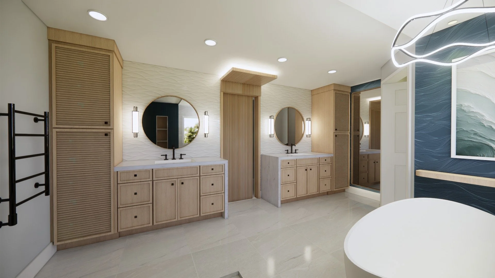 Sneak peek of one of our ongoing projects! Excited to see @foxhollowbuilds begin work on this stunning bathroom renovation soon. Can&rsquo;t wait to share the transformation! #InteriorDesign #BathroomRenovation