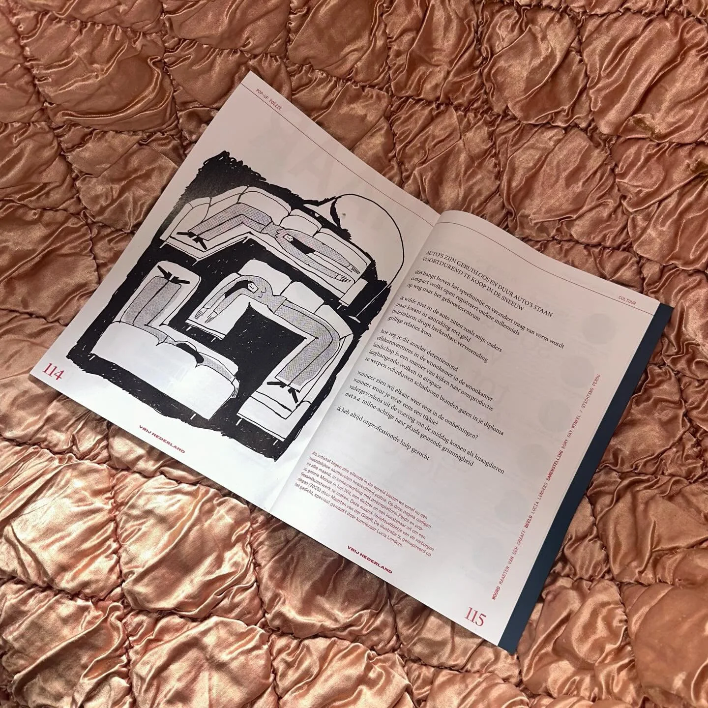 Vanaf nu stel ik de nieuwe po&euml;zierubriek van @vrij_nederland samen, waarvoor ik elke maand een gedicht uitkies 📖 Voor deze eerste editie koos ik een gedicht uit &lsquo;Huishoudboekje van de verborgen dingen&rsquo; (2025) van Maarten van der Gra