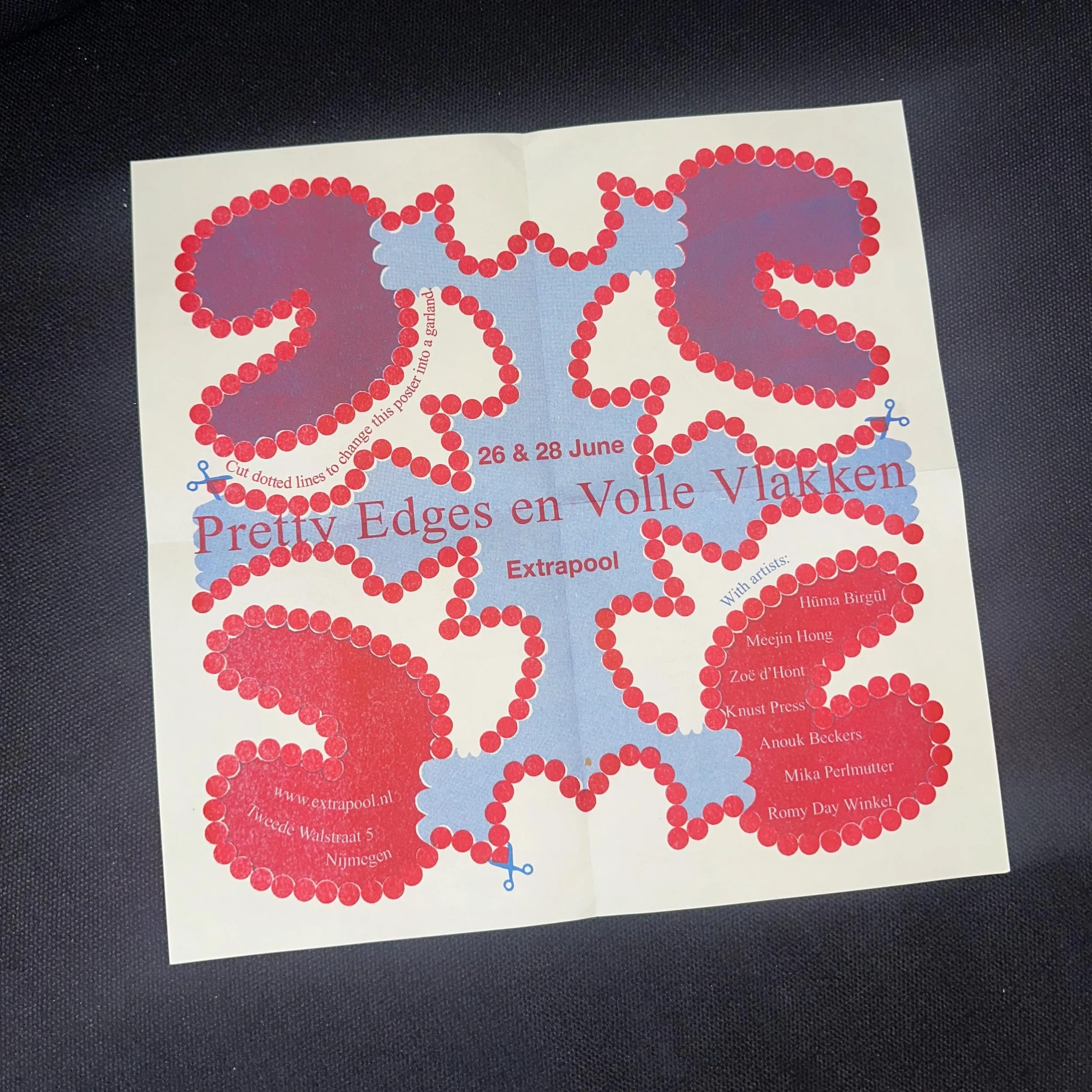 During &lsquo;Pretty Edges en Volle Vlakken&rsquo;, a weekend about ornament at @extrapoolnl, my ornament mobiles will on show

On Sunday June 28 at 16:00, I will do an accompanying reading which traces an argument for ornament as political form, mov