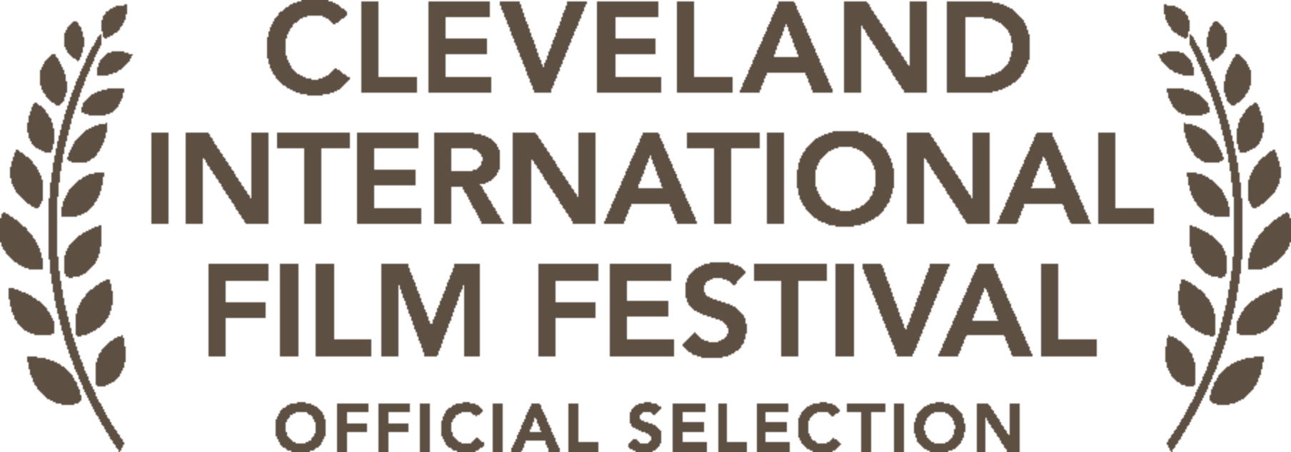 Cleveland International Film Festival official selection laurel wreath design.