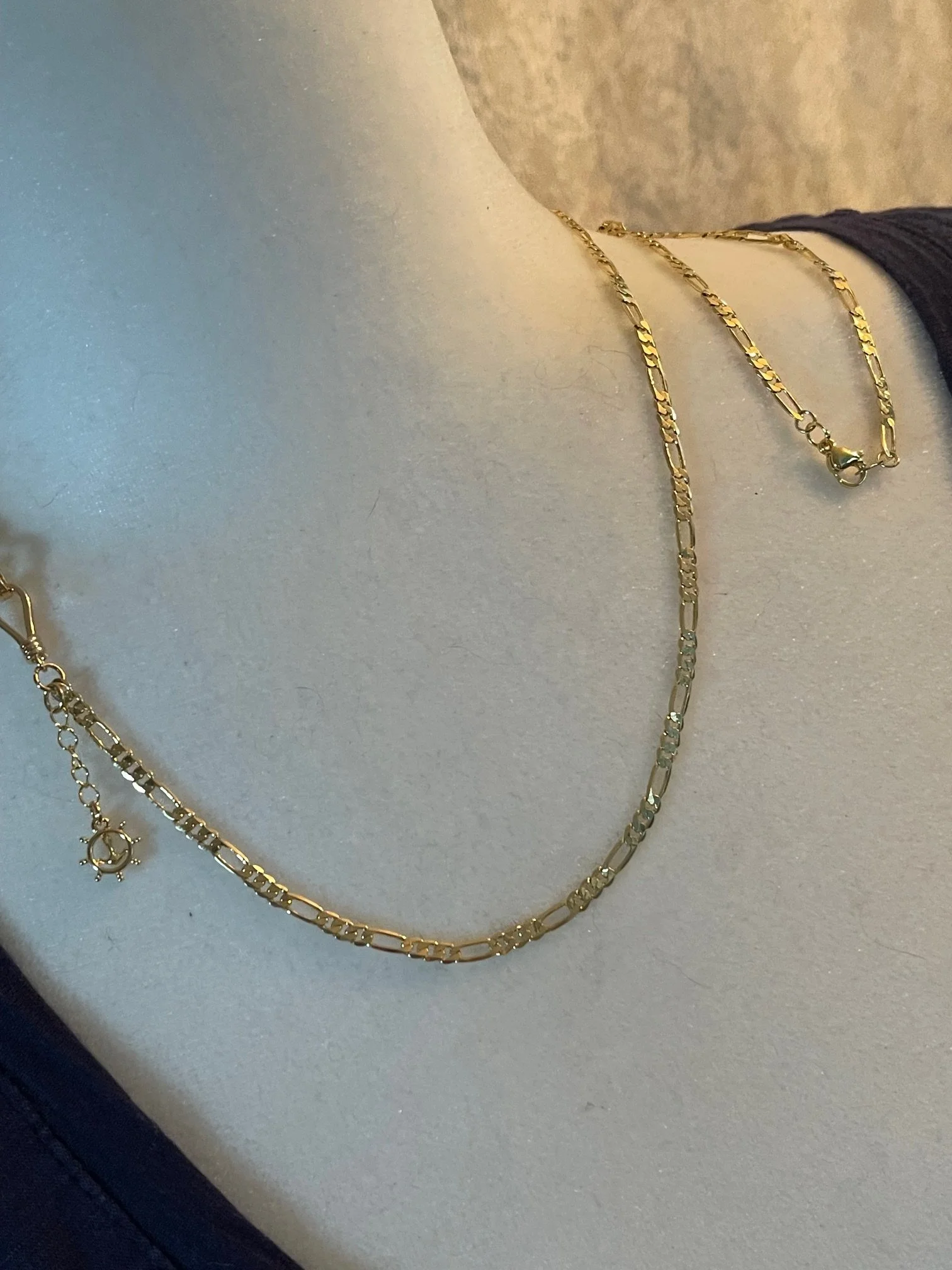 Gold Figaro Neclace & Bracelet Set.jpeg