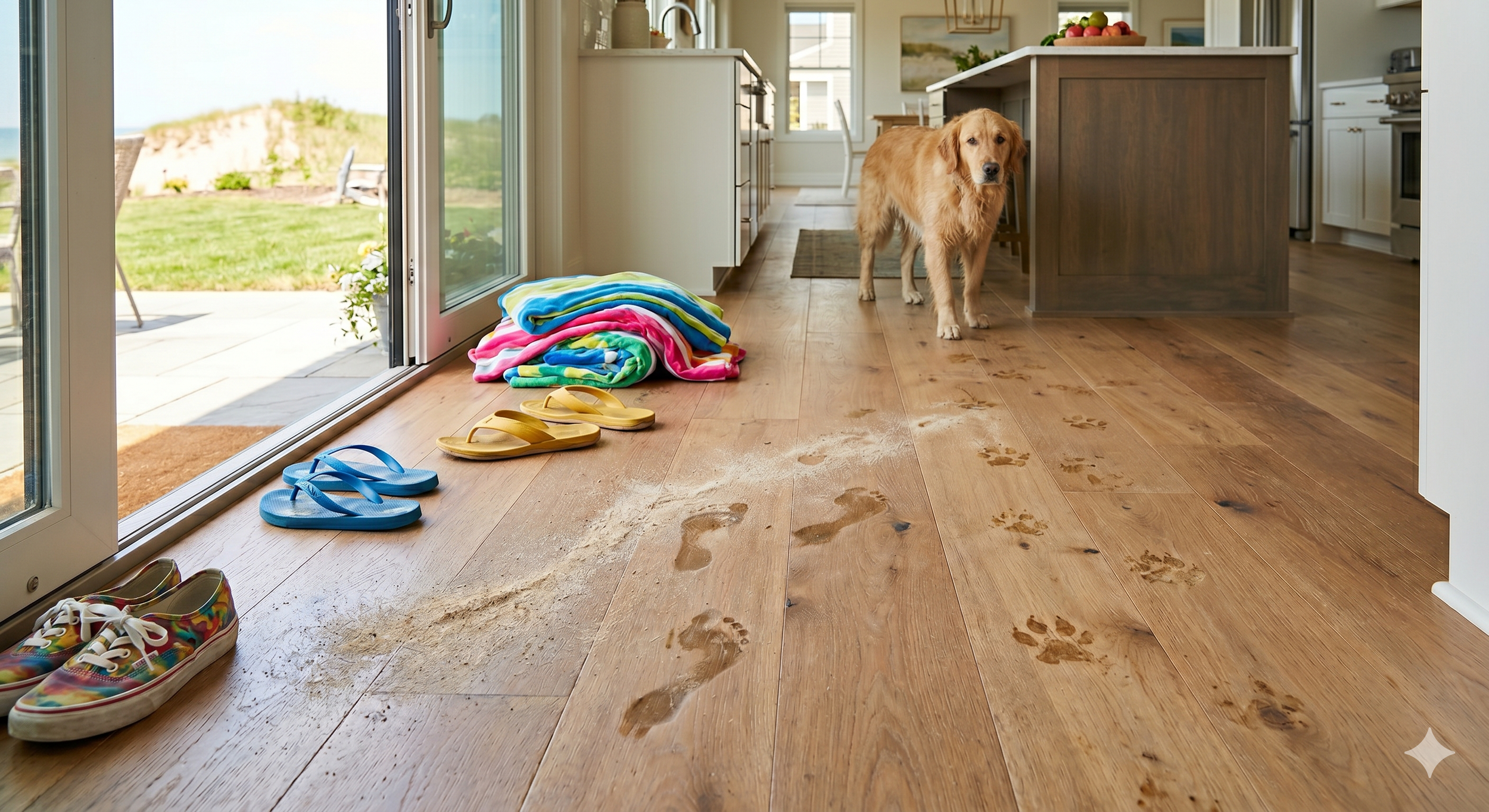 Muddy Paws &amp; Wet Footprints: Embracing the Beautiful Chaos of a Michigan Summer Home
