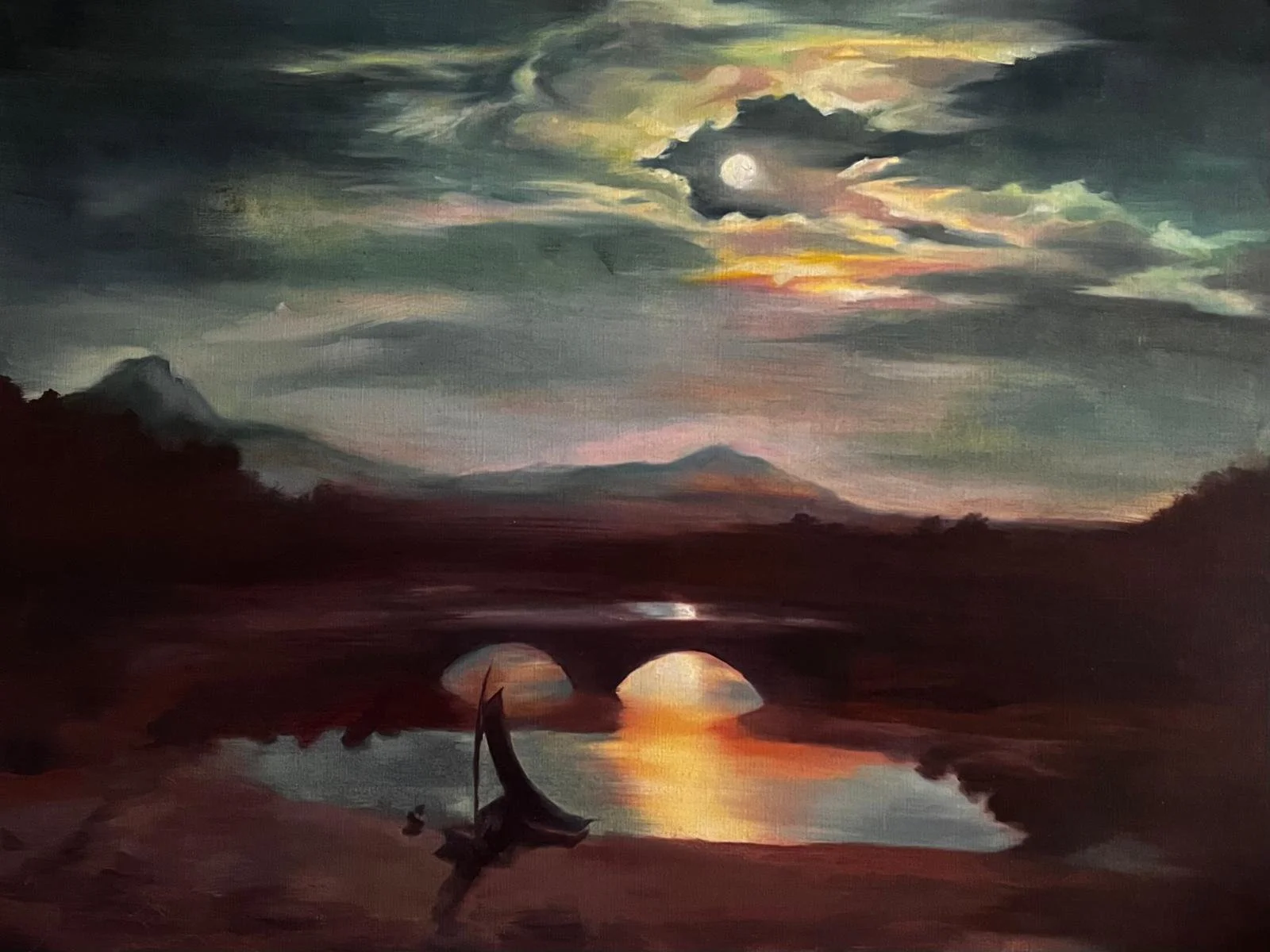 Unverkäuflich-"Meisterstudie Washington Allston I"