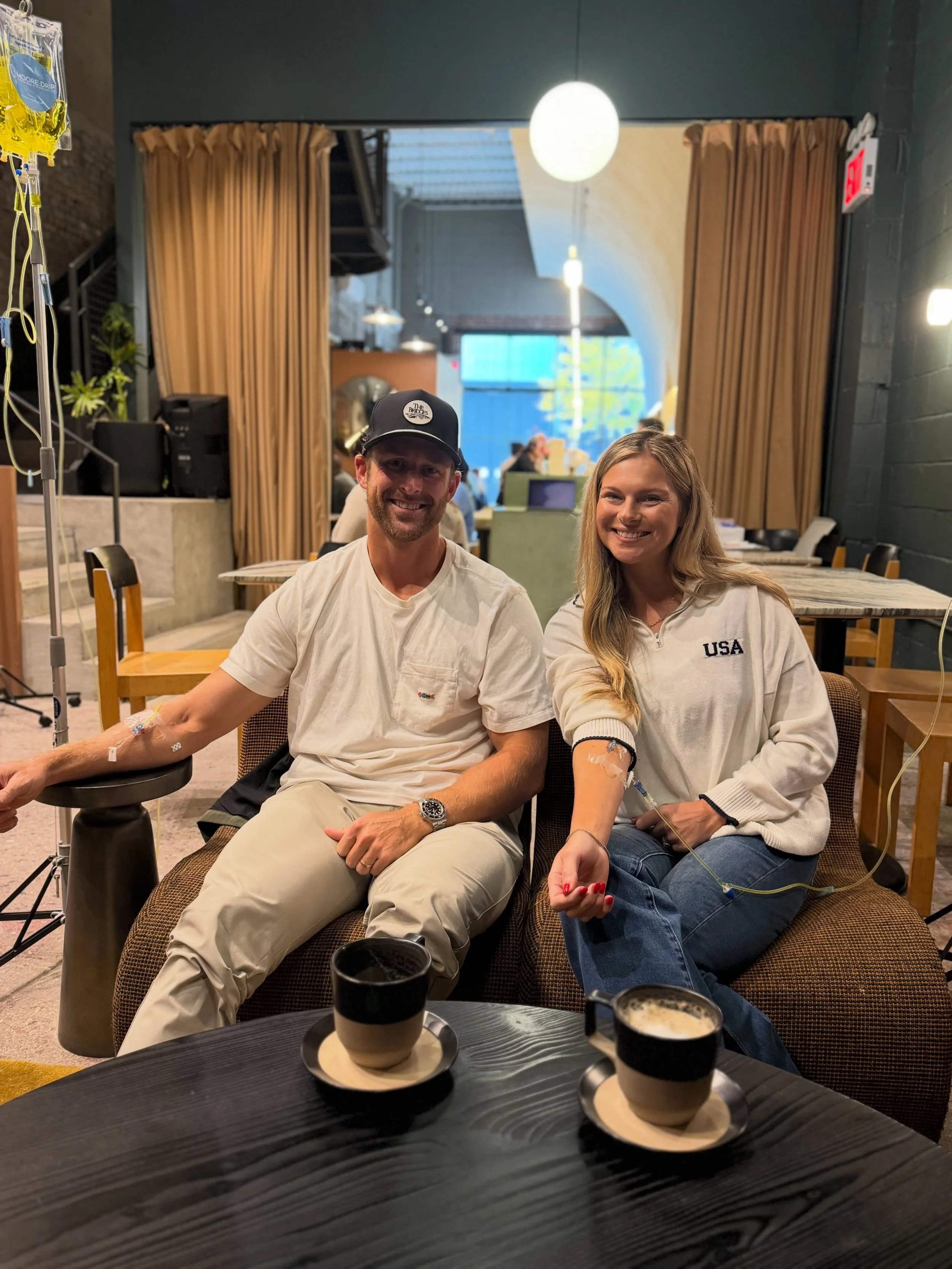 We&rsquo;re back at @softbarcafe on 10/22, 9-11am and 10/24, 10a-2p! Come get an IV or B12 shot or both if needing an extra boost! See you there 💉💧