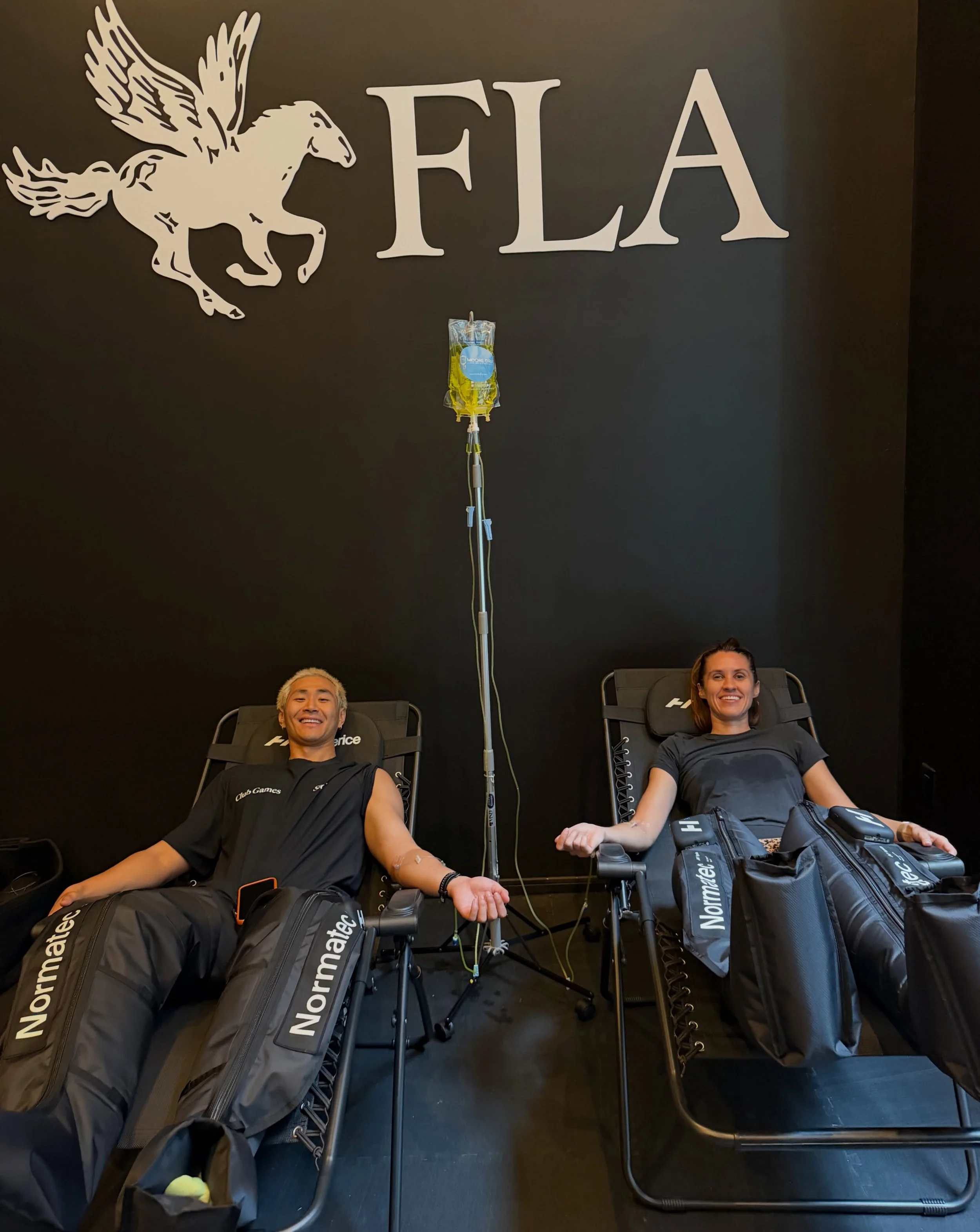 See you tonight at the @clubathleticofficial NYC Marathon Expo at the Flatiron location from 6:30pm-8:30pm! 

We&rsquo;ll be on-site offering pre-race IV hydration, vitamin and electrolyte infusions, and B12 shots to help you head into race weekend f