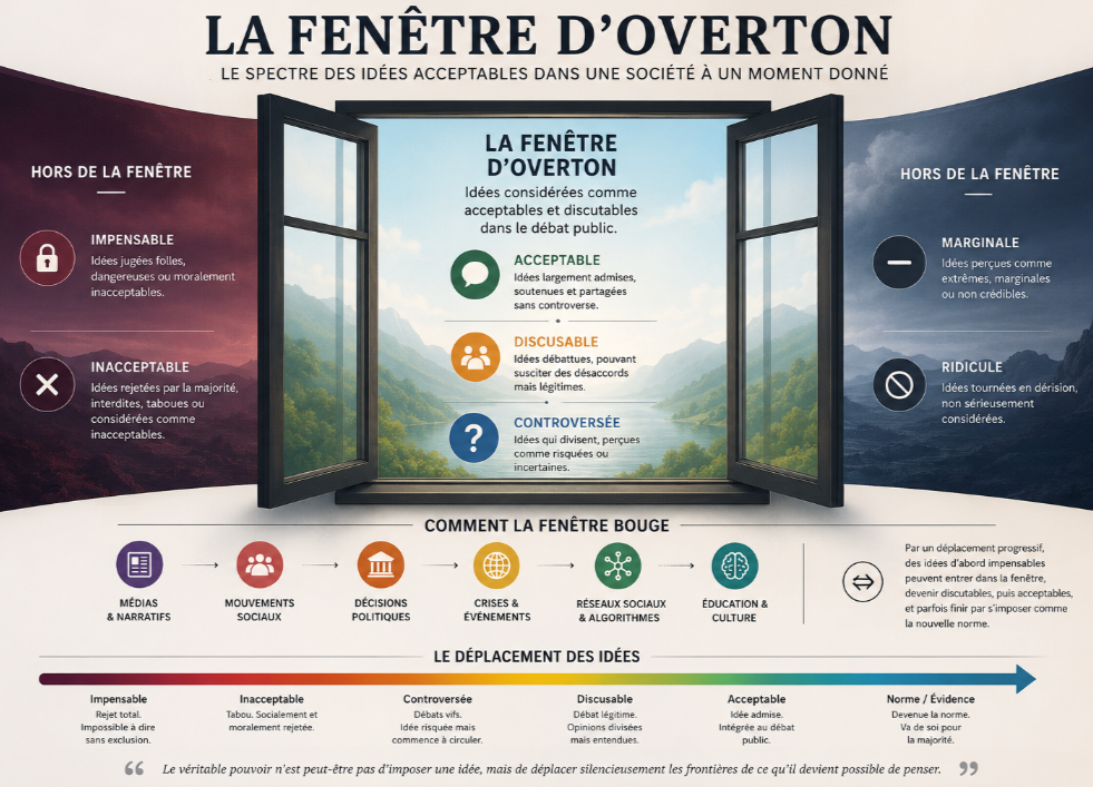 La fenêtre d’Overton : quand l’impensable devient dicible