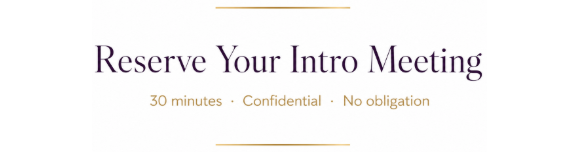 Reservation pour une réunion d'introduction de 30 minutes, confidentielle, sans obligation.