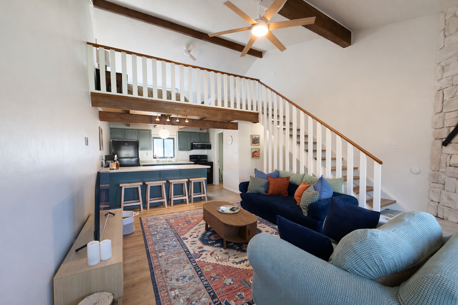 Main Street Retreat Living Room Loft