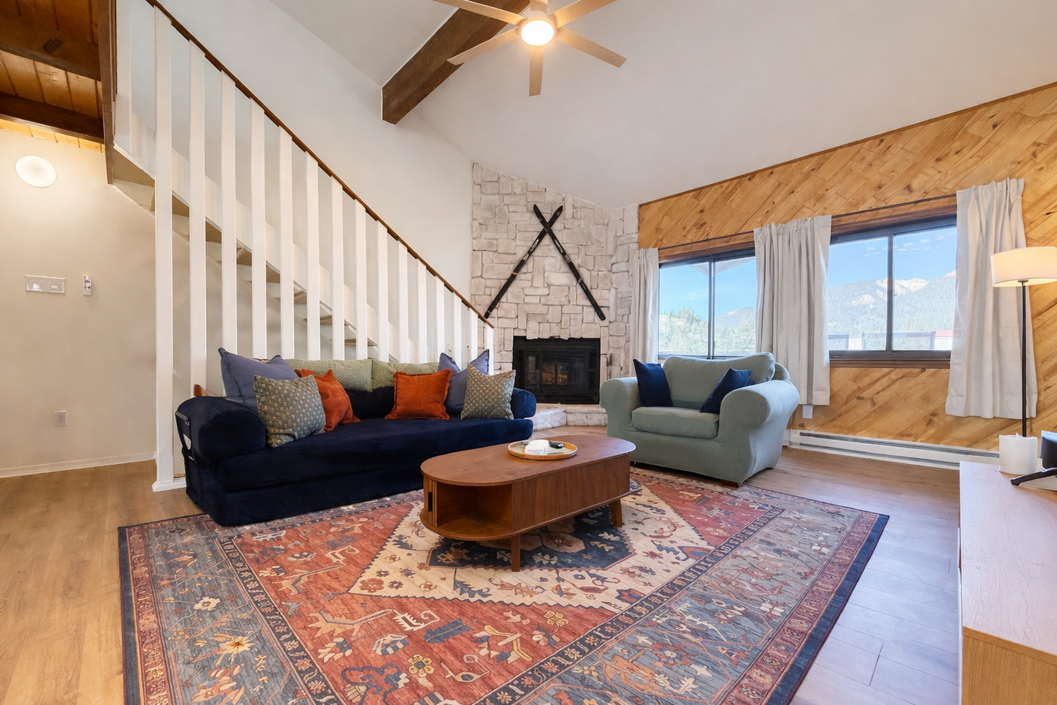 Main Street Rental Living Room