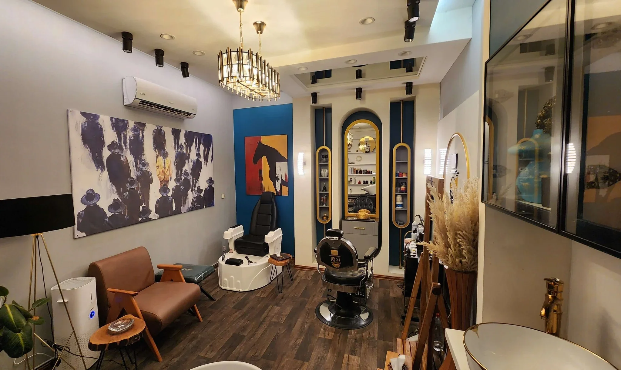 Adam Men’s Care is a 24/7 premium grooming center in Najaf, Iraq, offering modern haircuts, kids’ haircut services, skincare, foot &hand care, Moroccan bath and professional massage. We focus on quality, hygiene, and a luxurious customer experience.