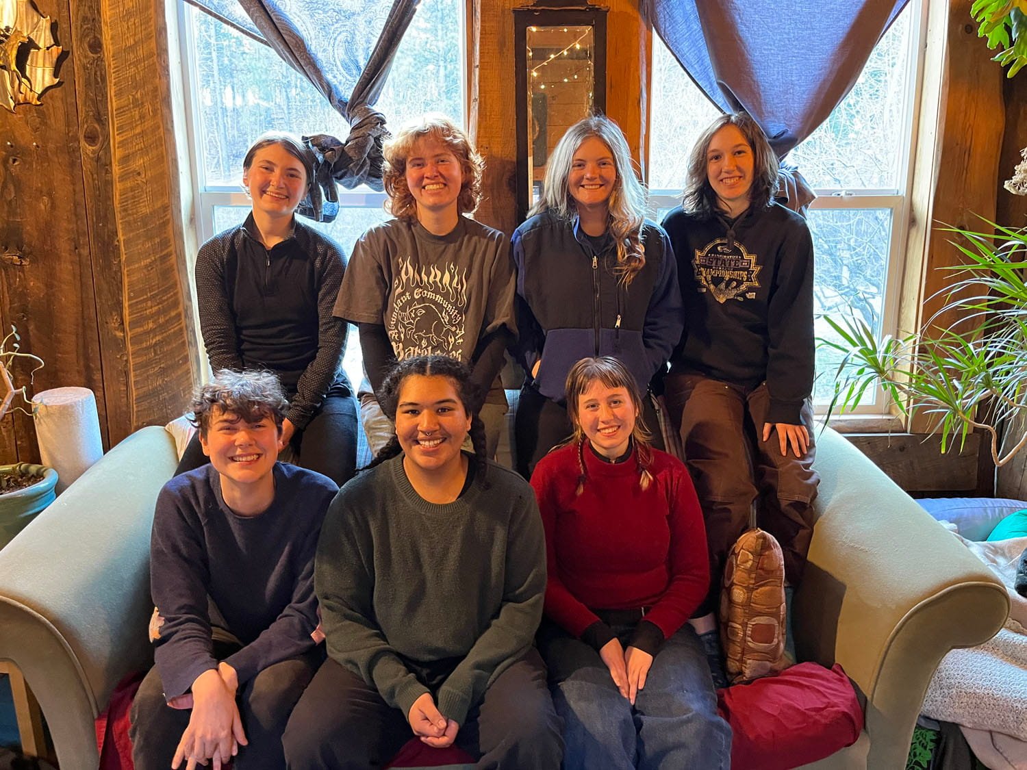Photo of Sacred Earth Youth Council - names below
