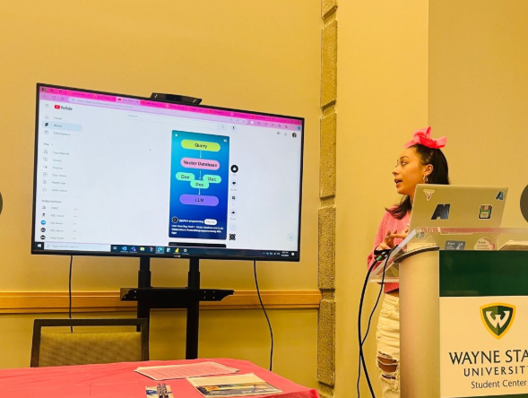 Wayne State University AI Presentation as Social Chair of Wayne Women in Tech