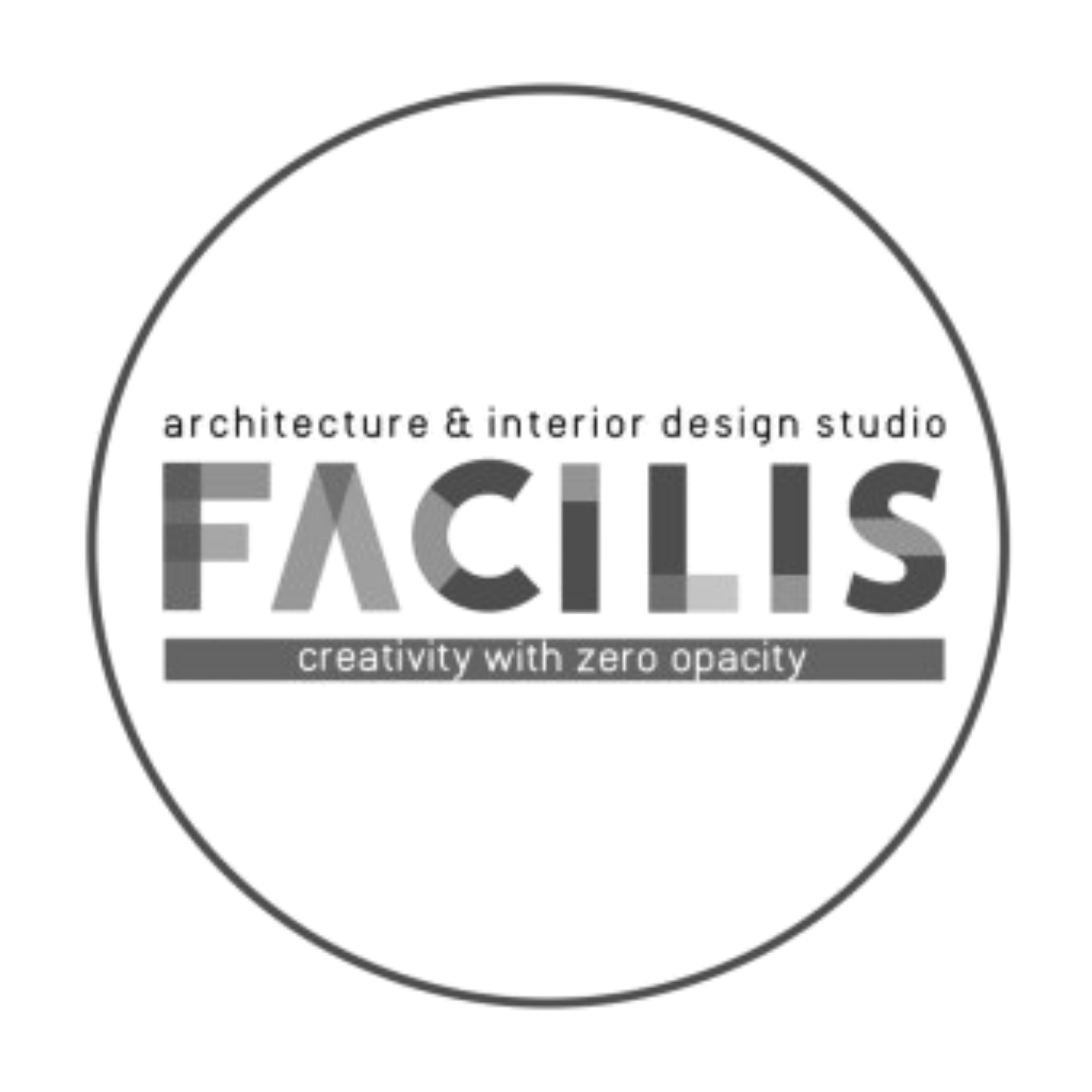 Logo of Architecture & Interior Design Studio FXAC with a circular design and text.