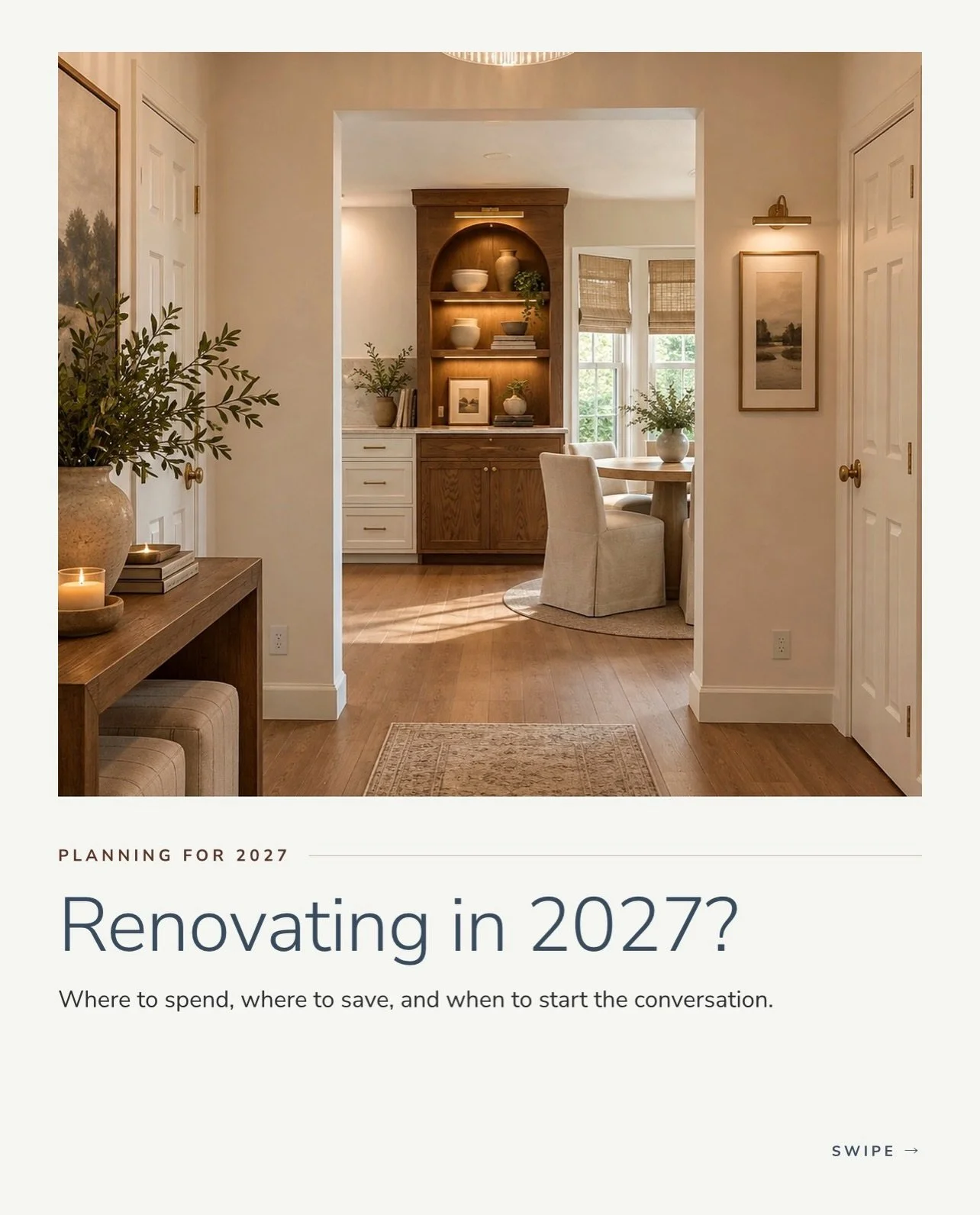 Every fall, we get the same call: &ldquo;We&rsquo;d love to start right after the holidays.&rdquo;

The families who end up happiest with their homes usually called months earlier. That time let them work through design, settle every selection, and h