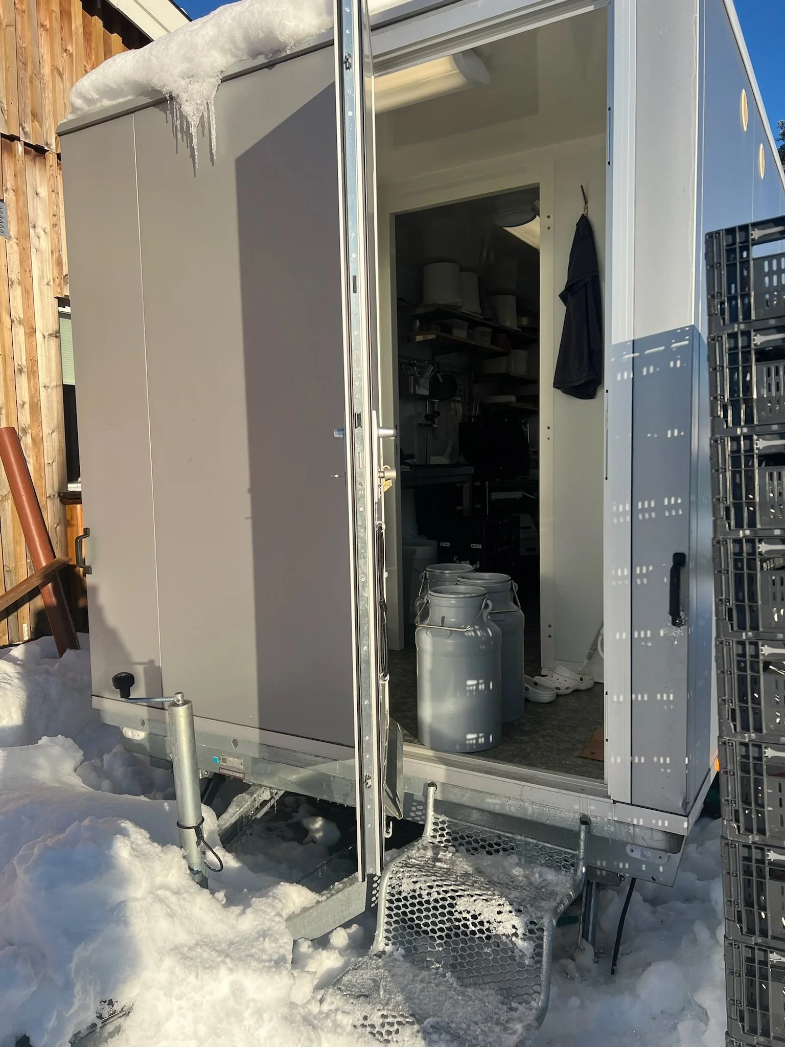 Melkevogna fra tidligere produksjon.