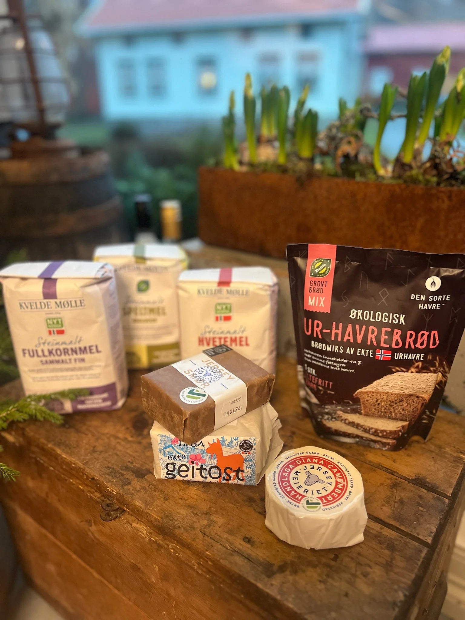 Fra gårdsbutikken, lokale produsenter