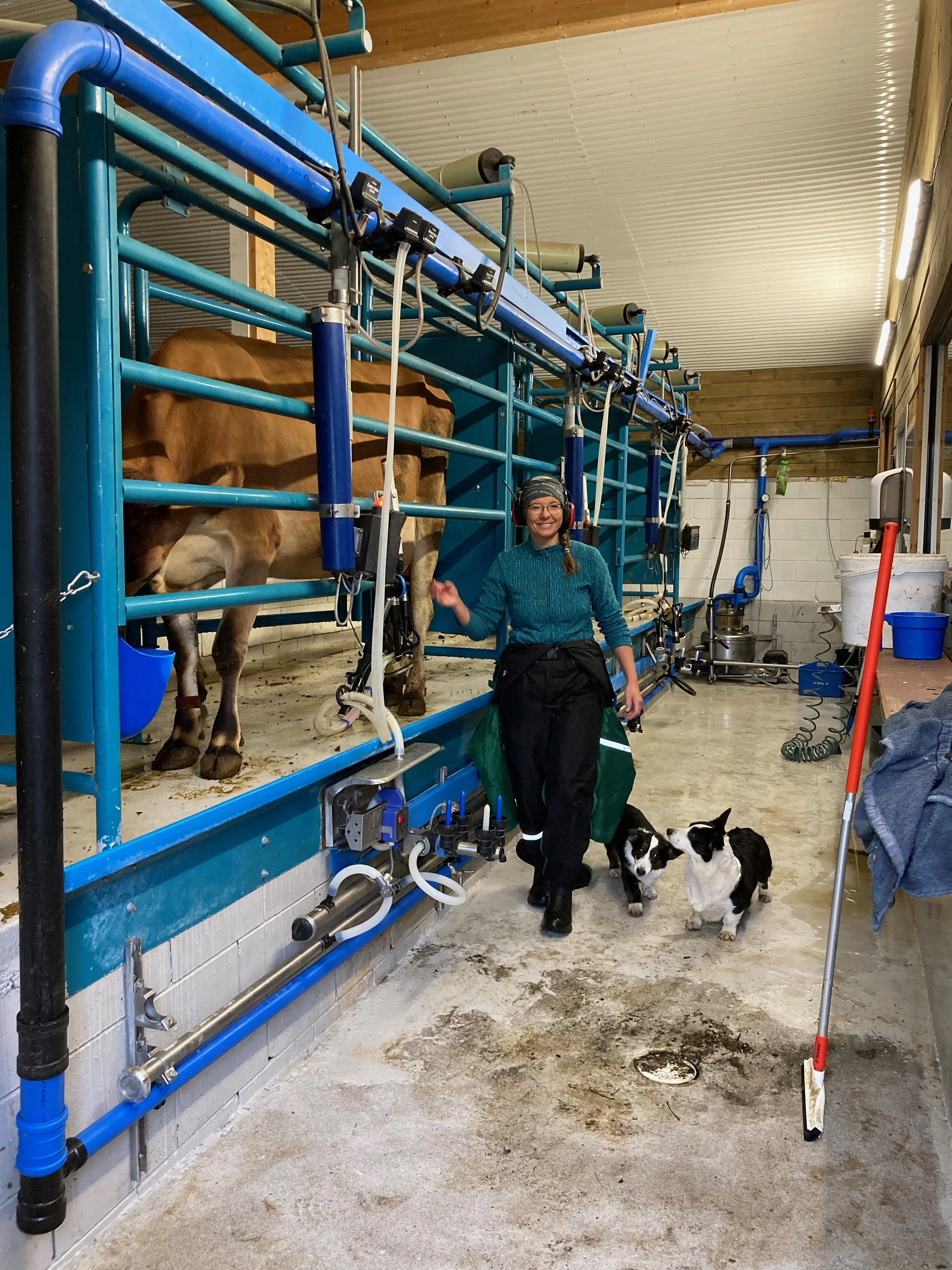 Ragnhild med jersey kyra.