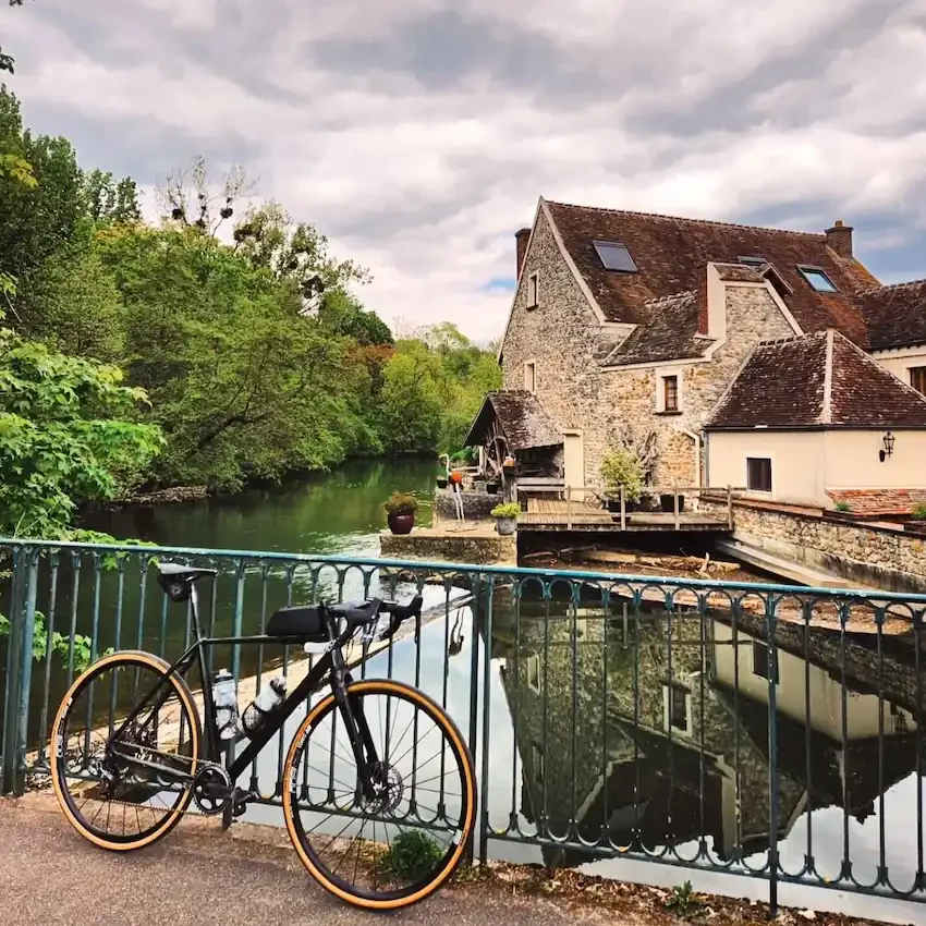Bike in a small French village