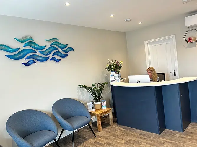 private ultrasound reception area warsash