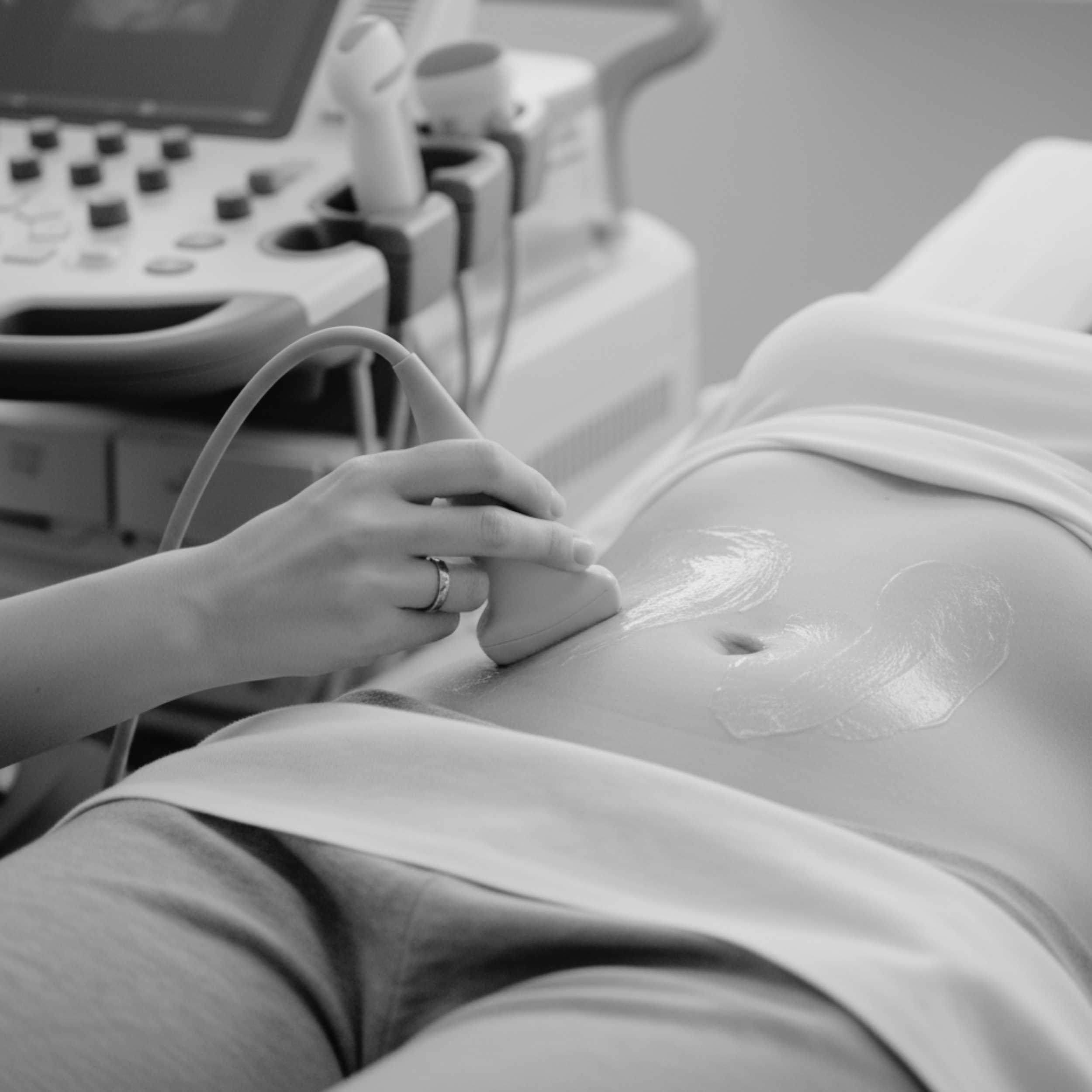 “Private ultrasound clinic room in Portsmouth at MedHealth Ultrasound”