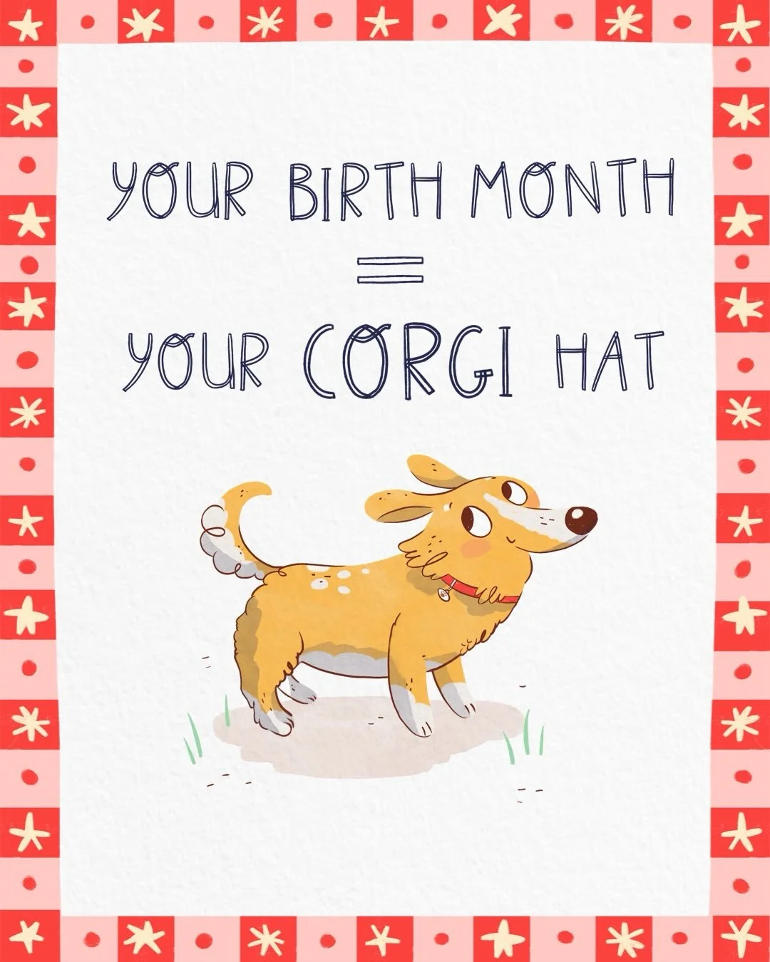 What did you get?! 🐸🎩🌿🌸

#yourbirthmonth #kidlitartist #corgi #childrenillustration #illustrationofinstagram