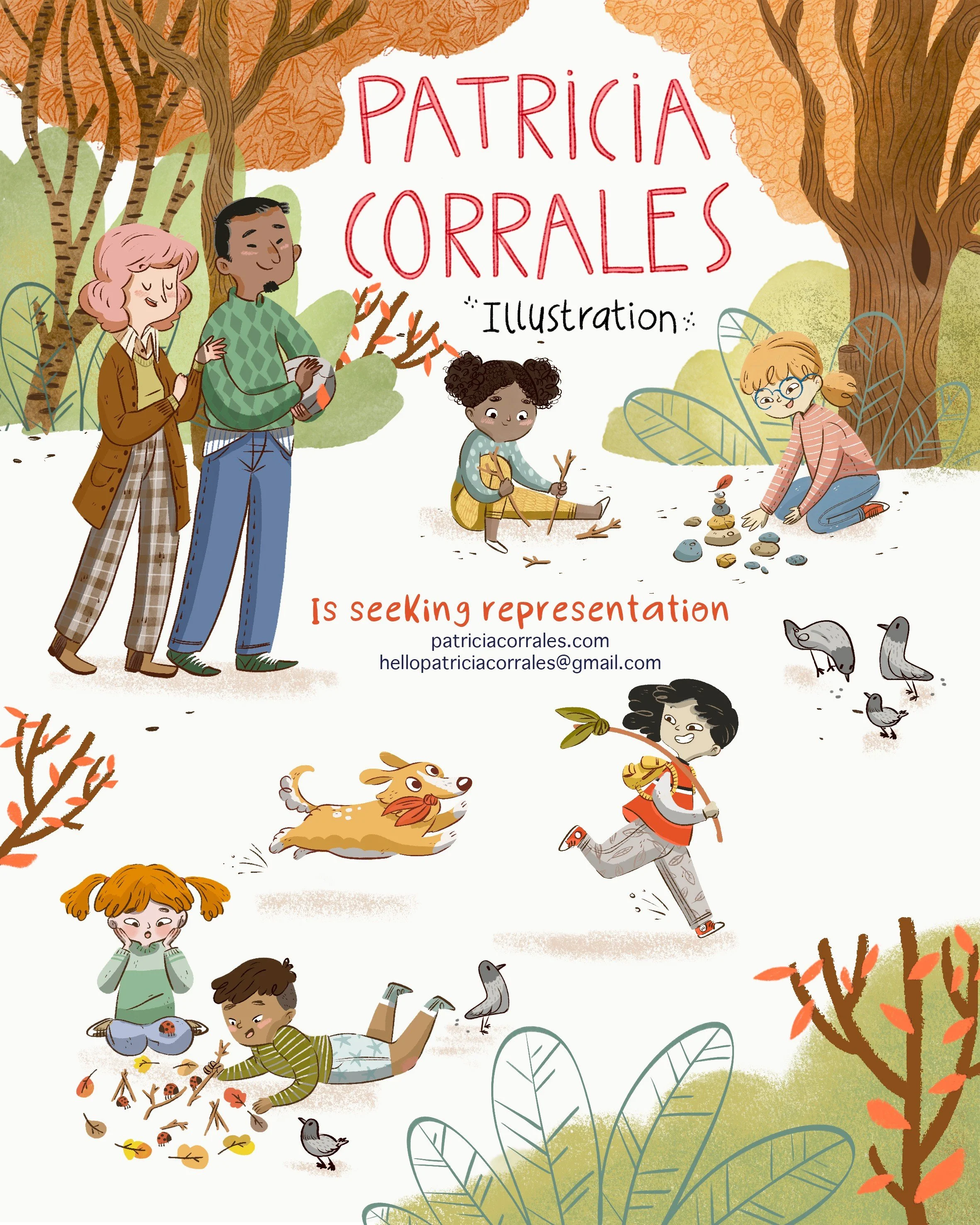 Is #kidlitpostcard today!

It is not #kidlitpostcard day but&hellip;

Hi!
My name is Patricia, and I&rsquo;m currently seeking representation 😊

If you think my style might be a good fit for your agency or projects,
I&rsquo;m available for picture b