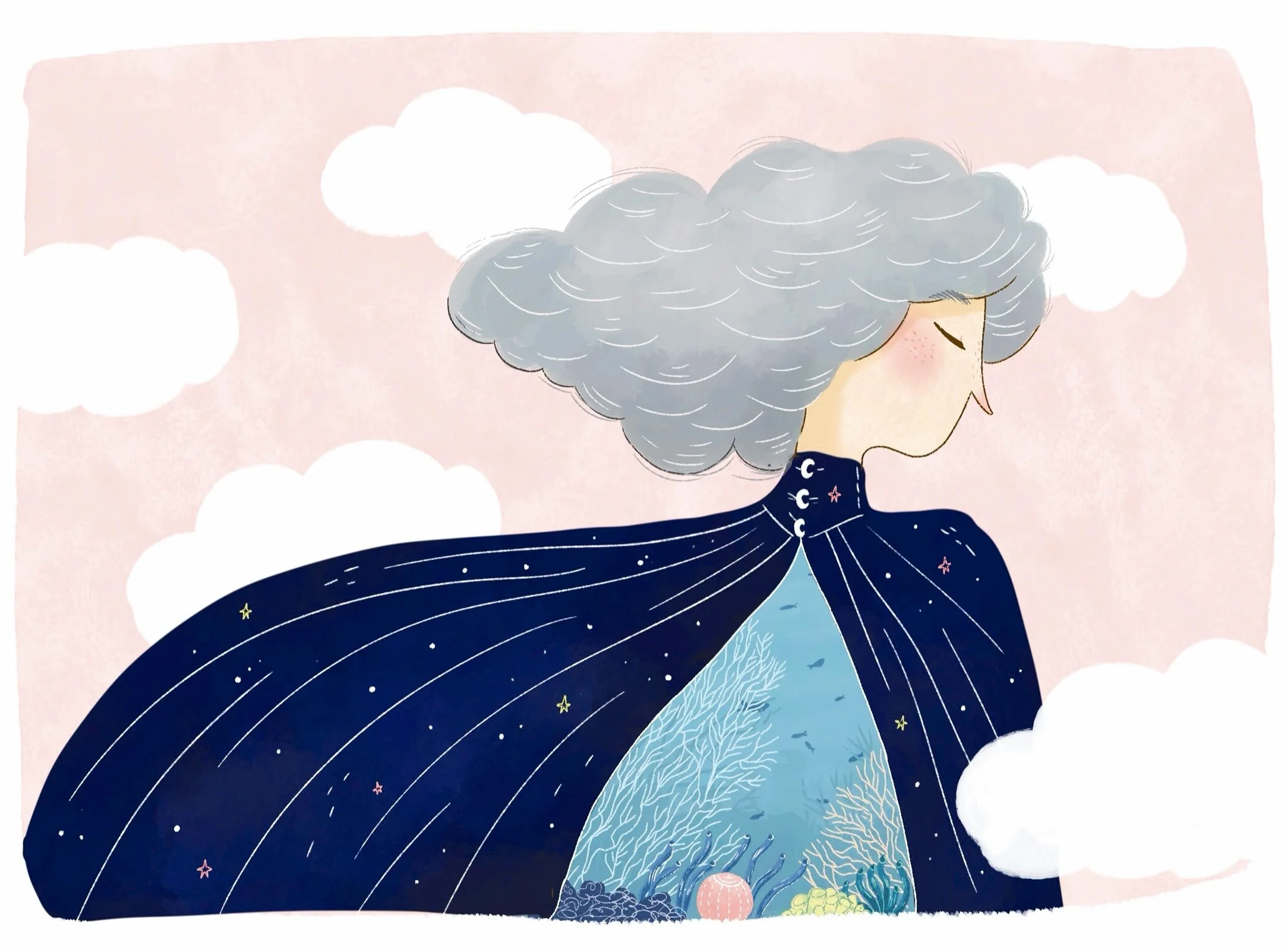 October 🍂✨
 
Turning the page on my 2026 calendar to this beautiful illustration feels like a gentle invitation.

I painted this piece to feel like a gentle hug for the soul as we enter autumn. October is a month of quiet transitions, a time to wrap