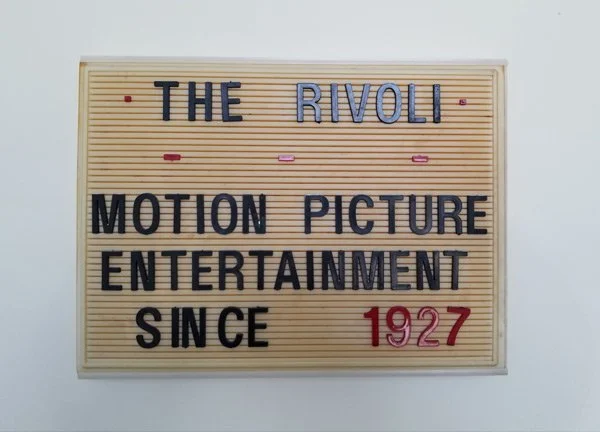 Rivoli Interior Sign - Introduction
(Courtesy of Tim & Julie's Another Fine Mess)