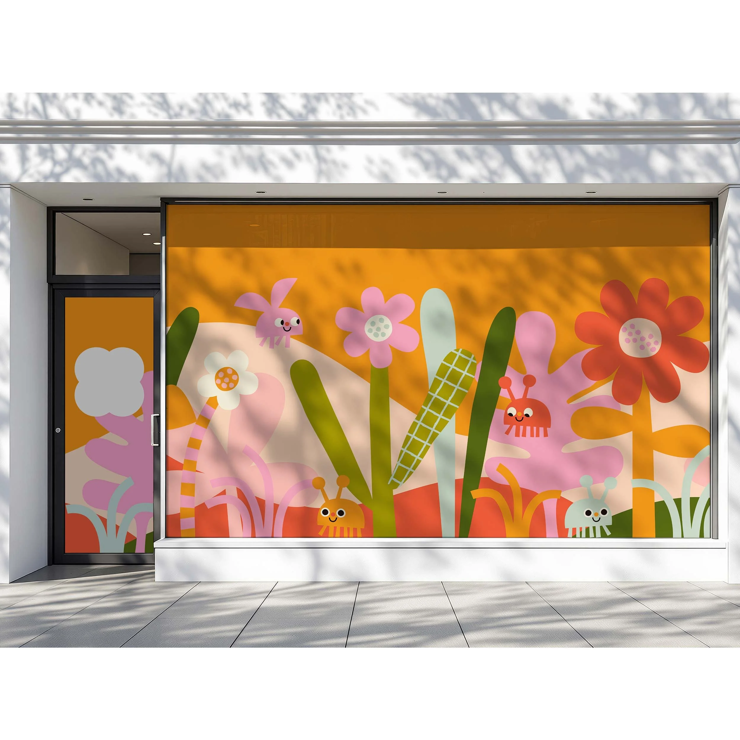 Robaczki- wzór na folię