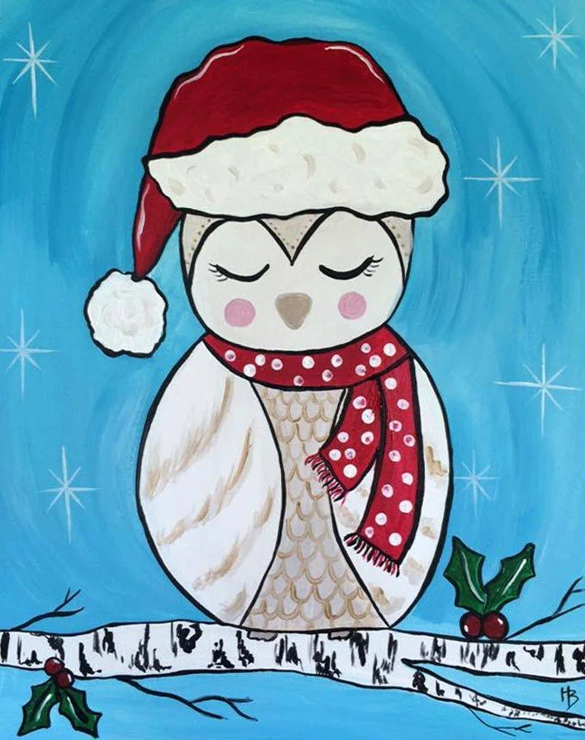Festive Owl Paint Kit