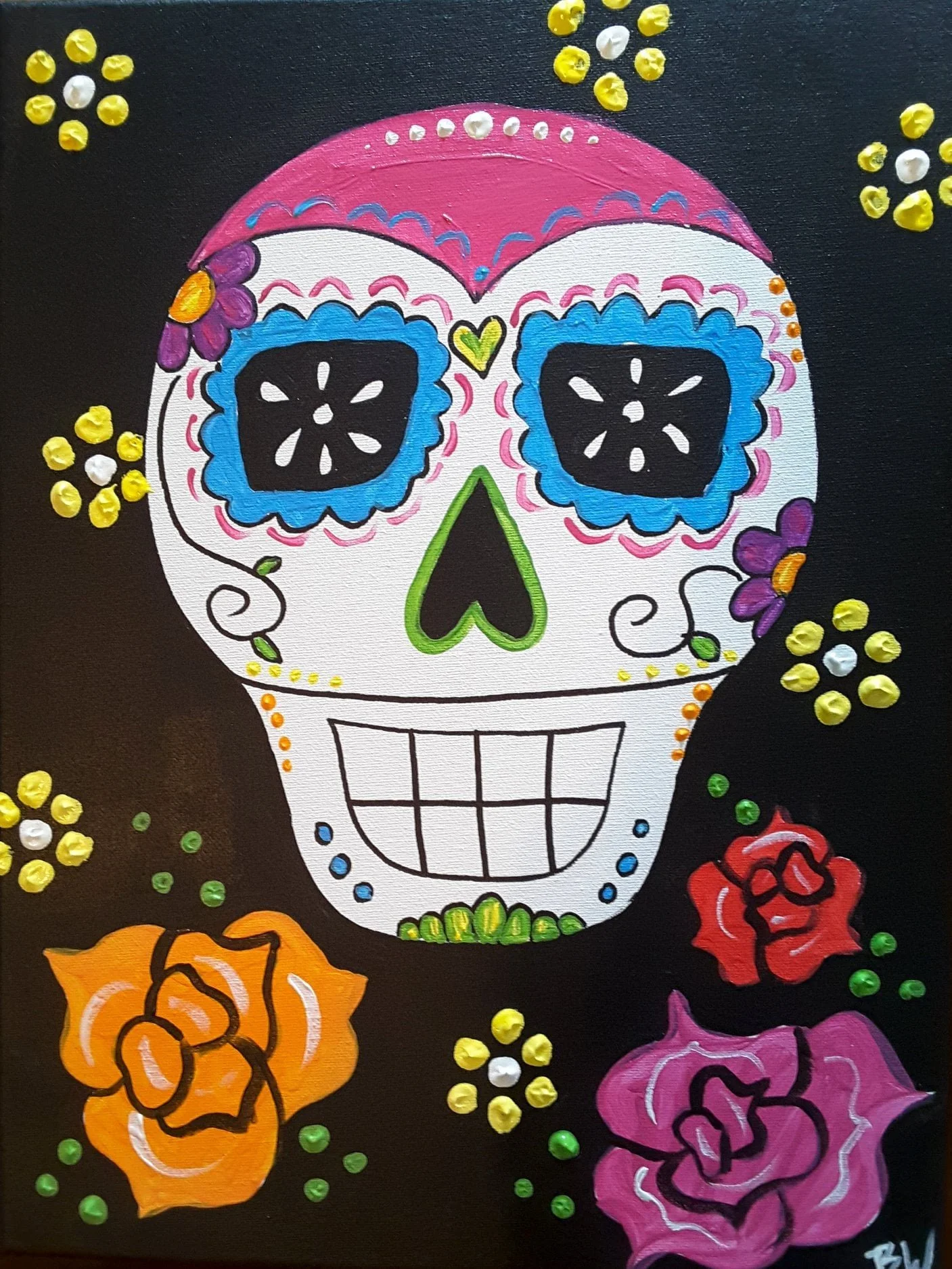 Sugar Skull (Kids) Paint Kit