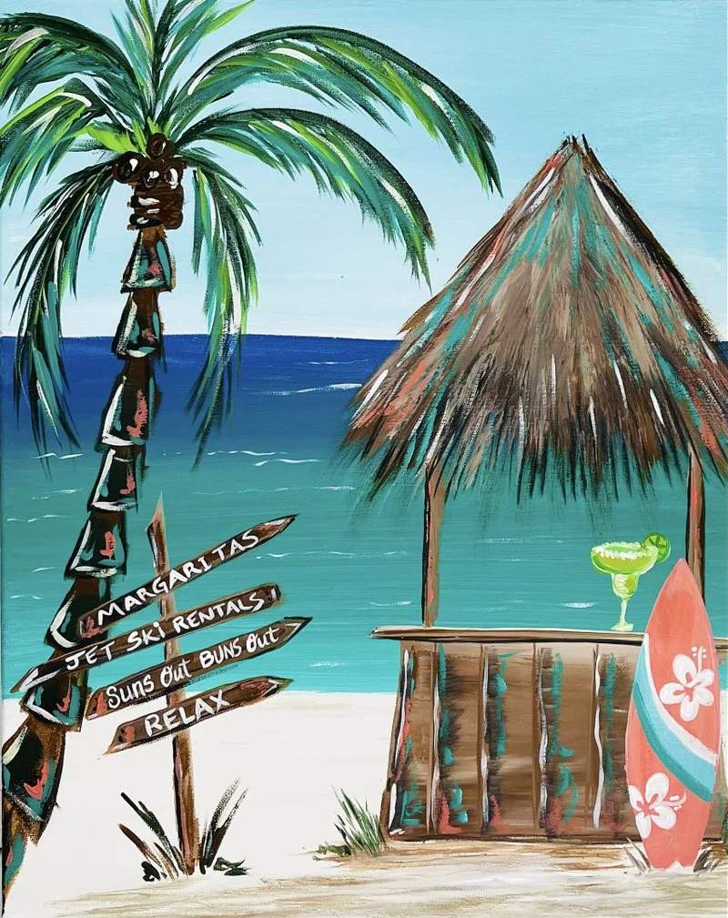 Summer Paradise Paint Escape Kit