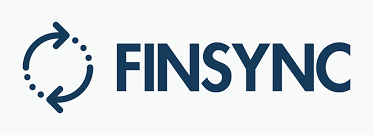 FINSYNC logo with circular arrow graphic.