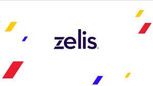Zelis logo with colorful geometric shapes.